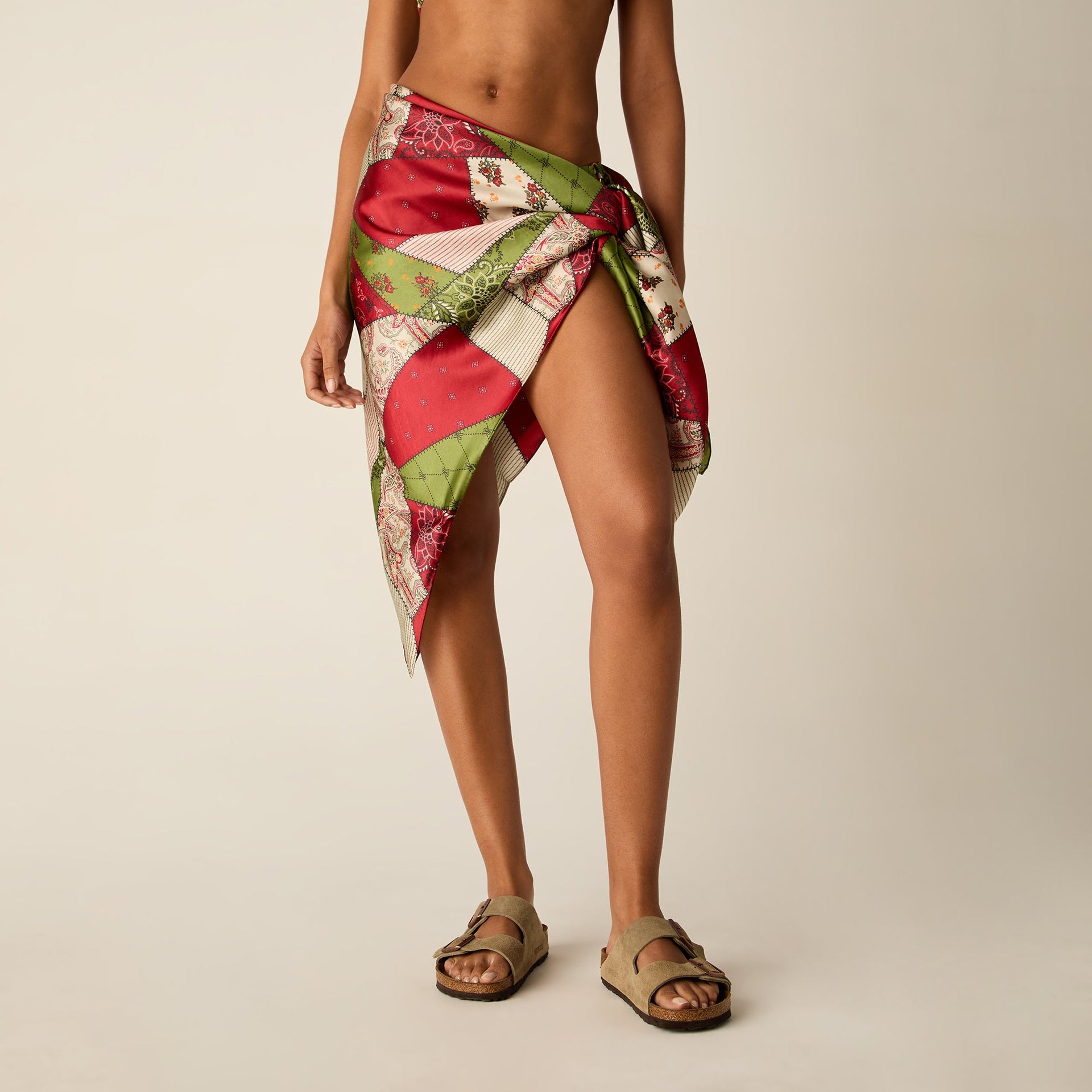Kith Women Printed Silk Sarong - Kyoho
