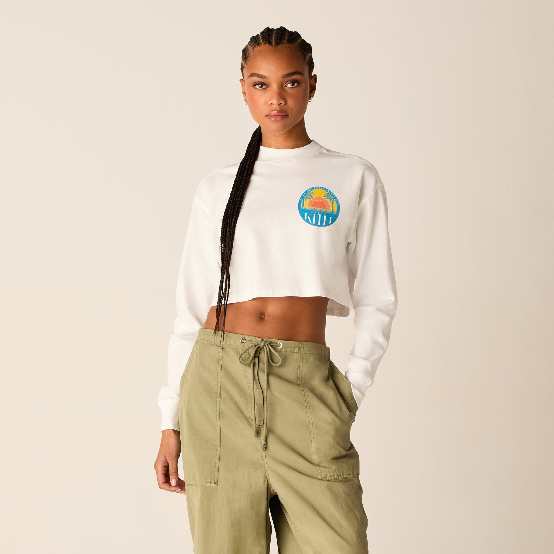 Kith Women Jasper Long Sleeve - White