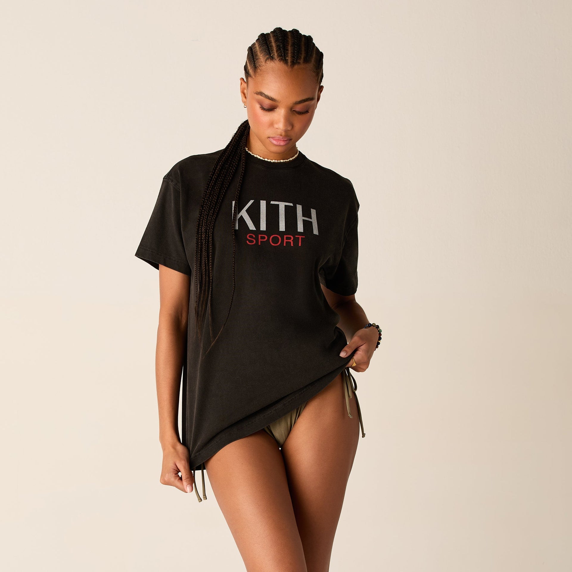 Kith Women Vintage Kith Sport Tee - Black