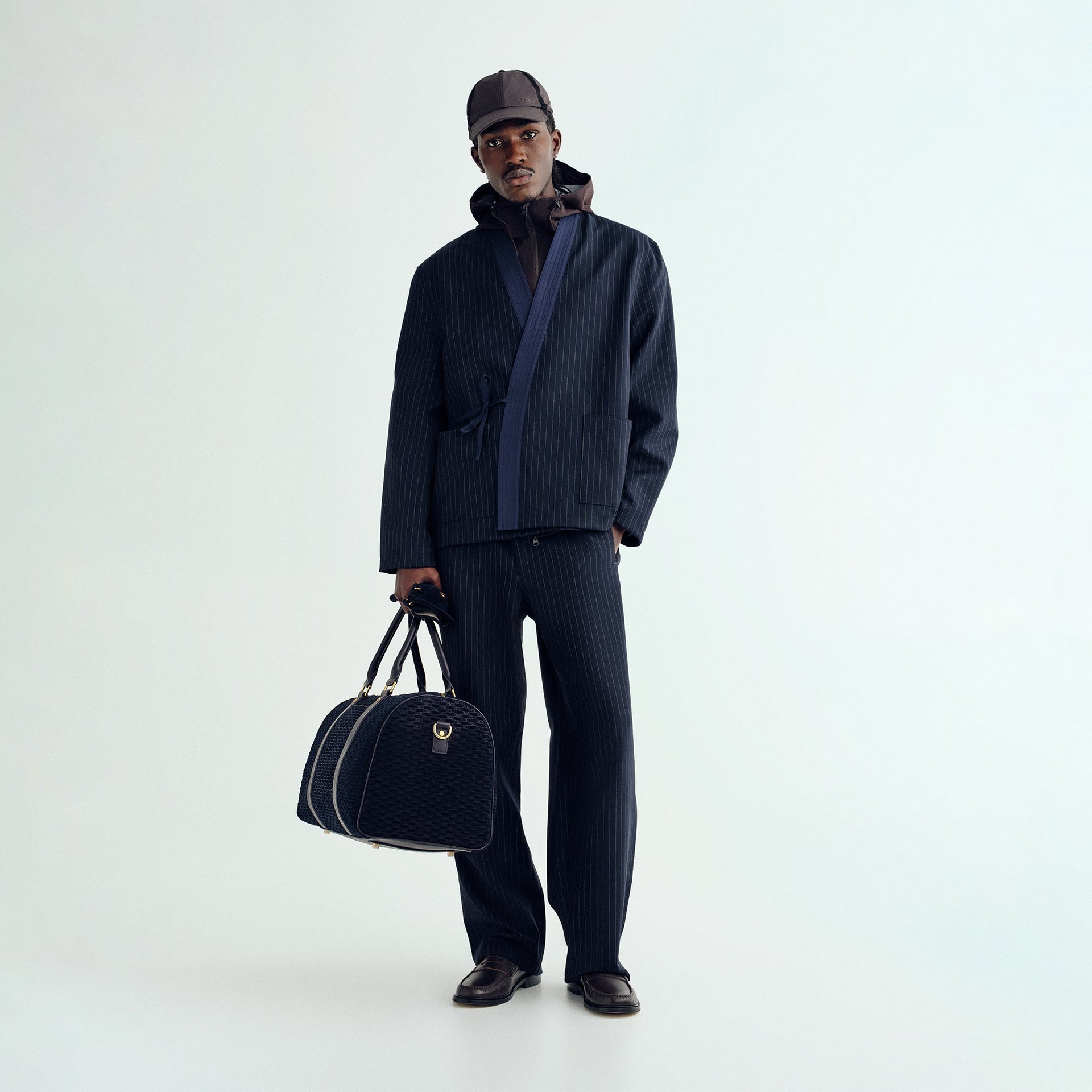 &Kin Double Weave Lenox Pant - Nocturnal