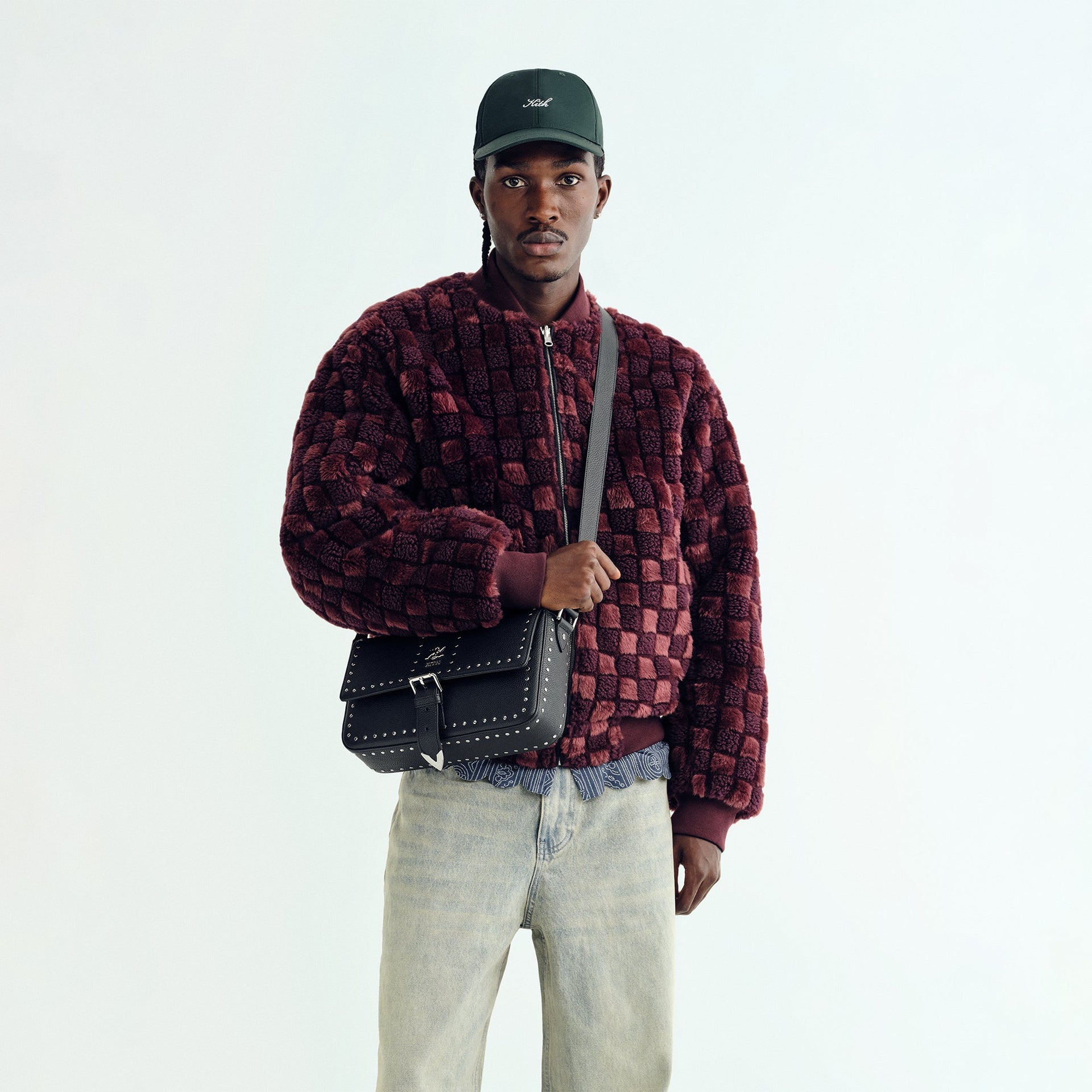 Kith Reversible Faux Fur Avery Bomber - Magma