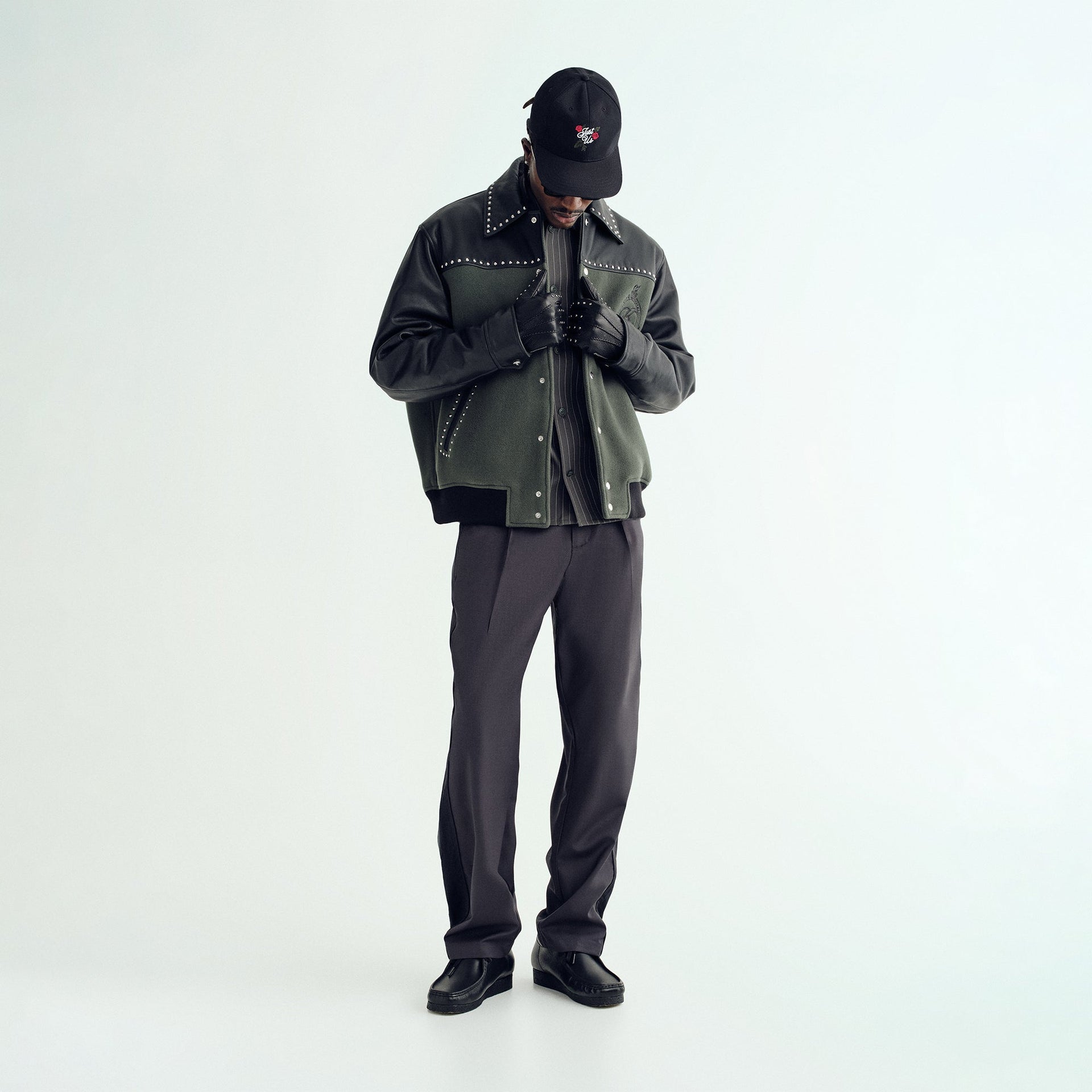 &Kin Double Weave Lenox Pant - Black