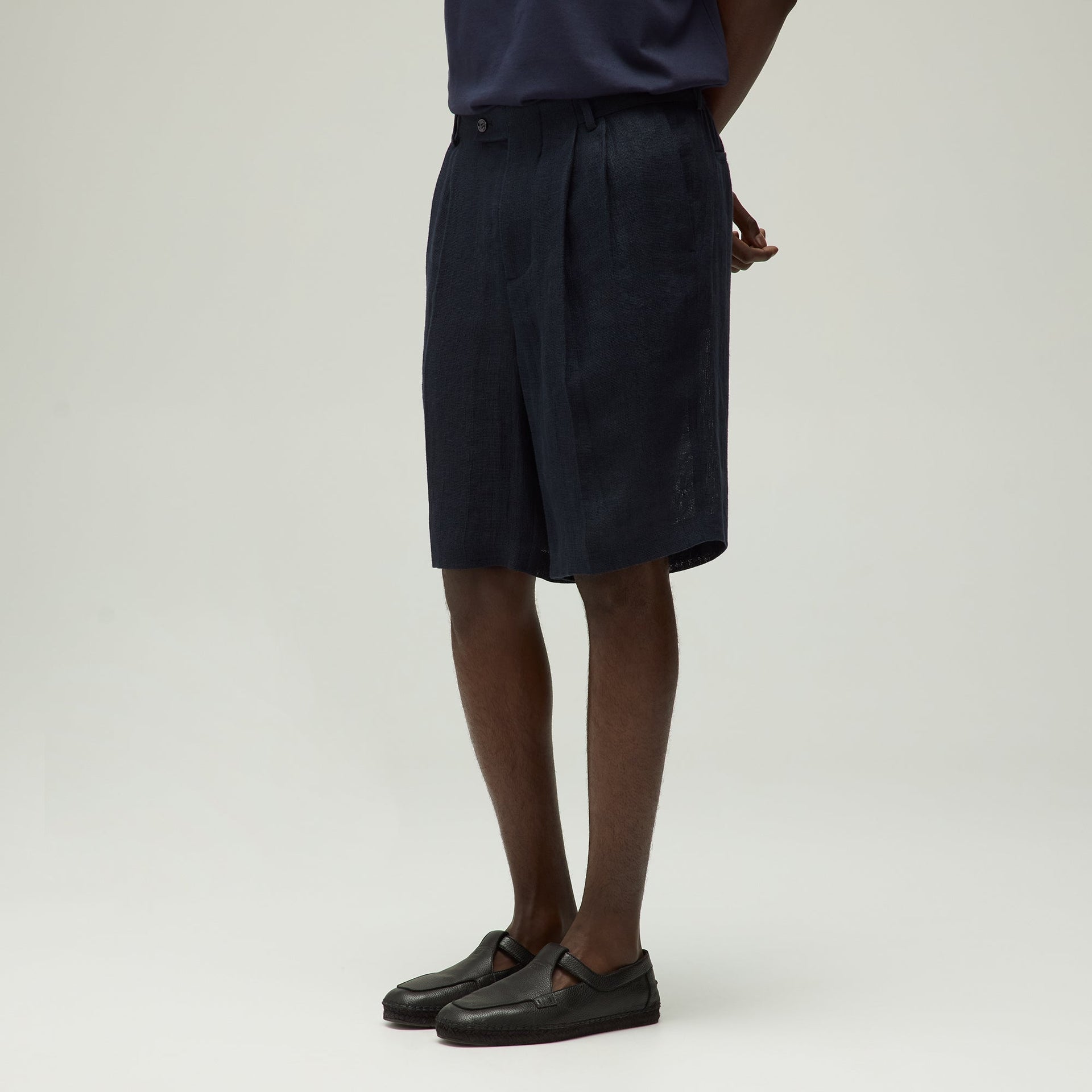 Giorgio Armani & Kith Open Weave Kylan Bermuda Short - Nocturnal