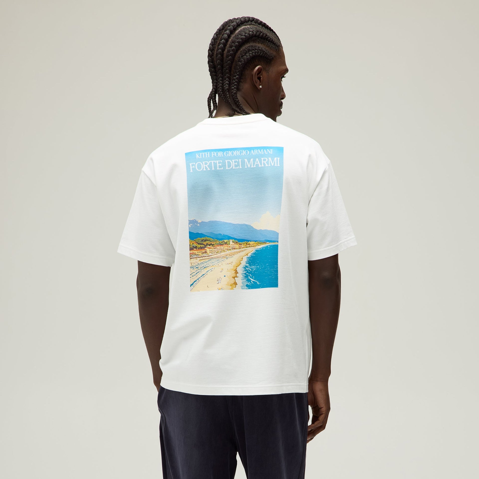 Giorgio Armani & Kith Forte dei Marmi Tee - White