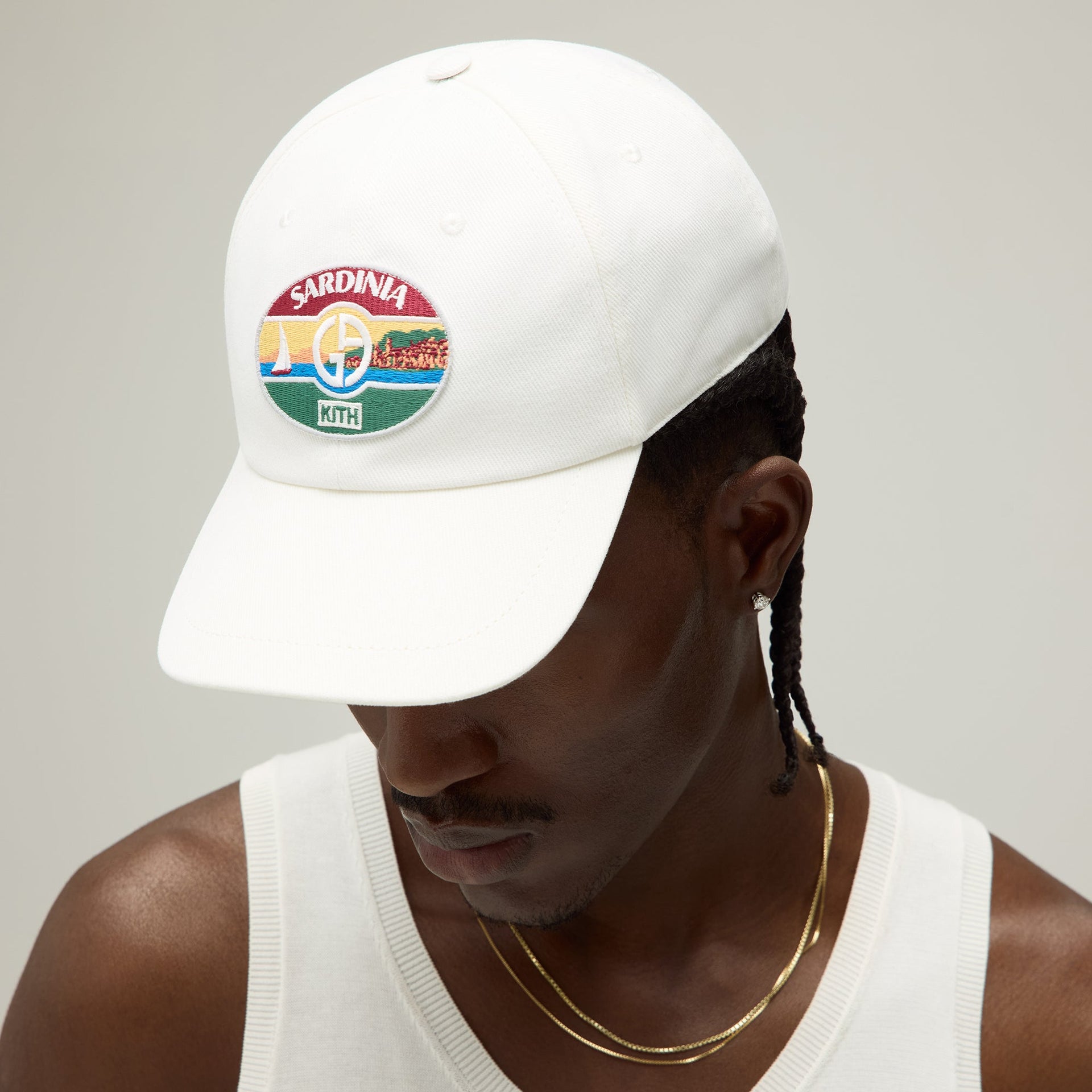Giorgio Armani & Kith Sardinia Classic Cap - White