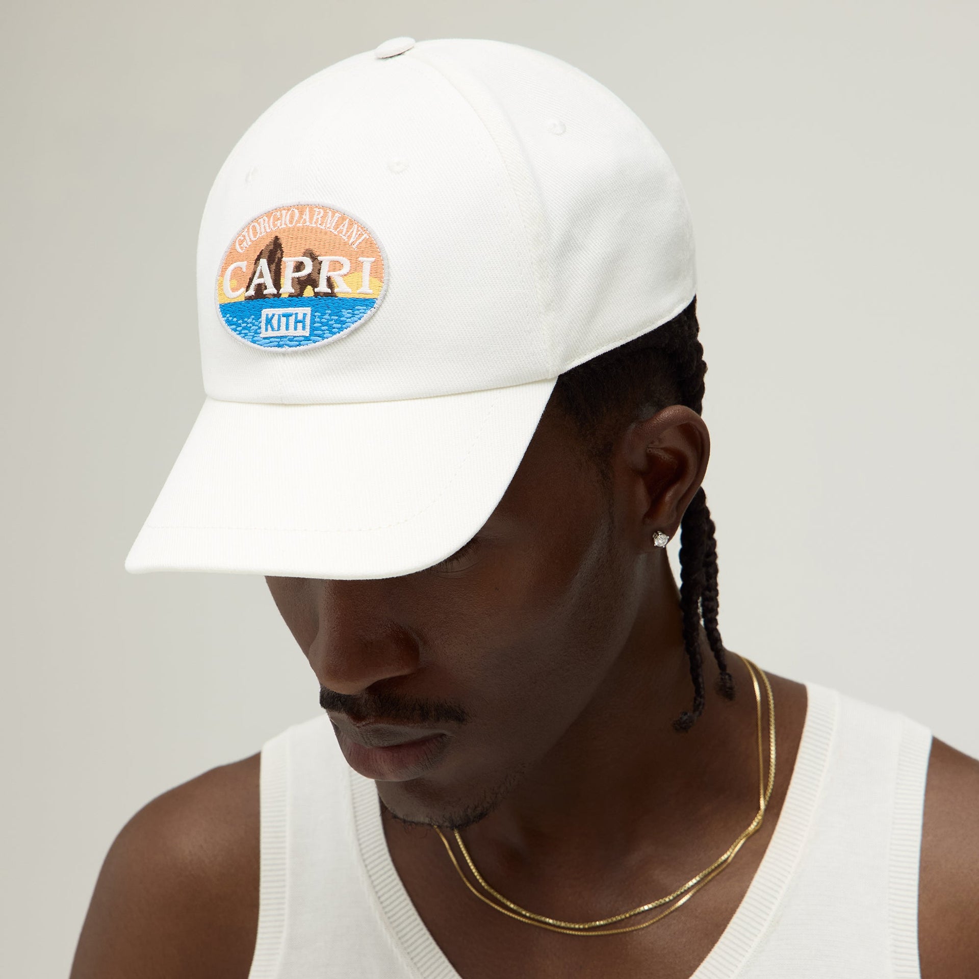 Giorgio Armani & Kith Capri Classic Cap - White