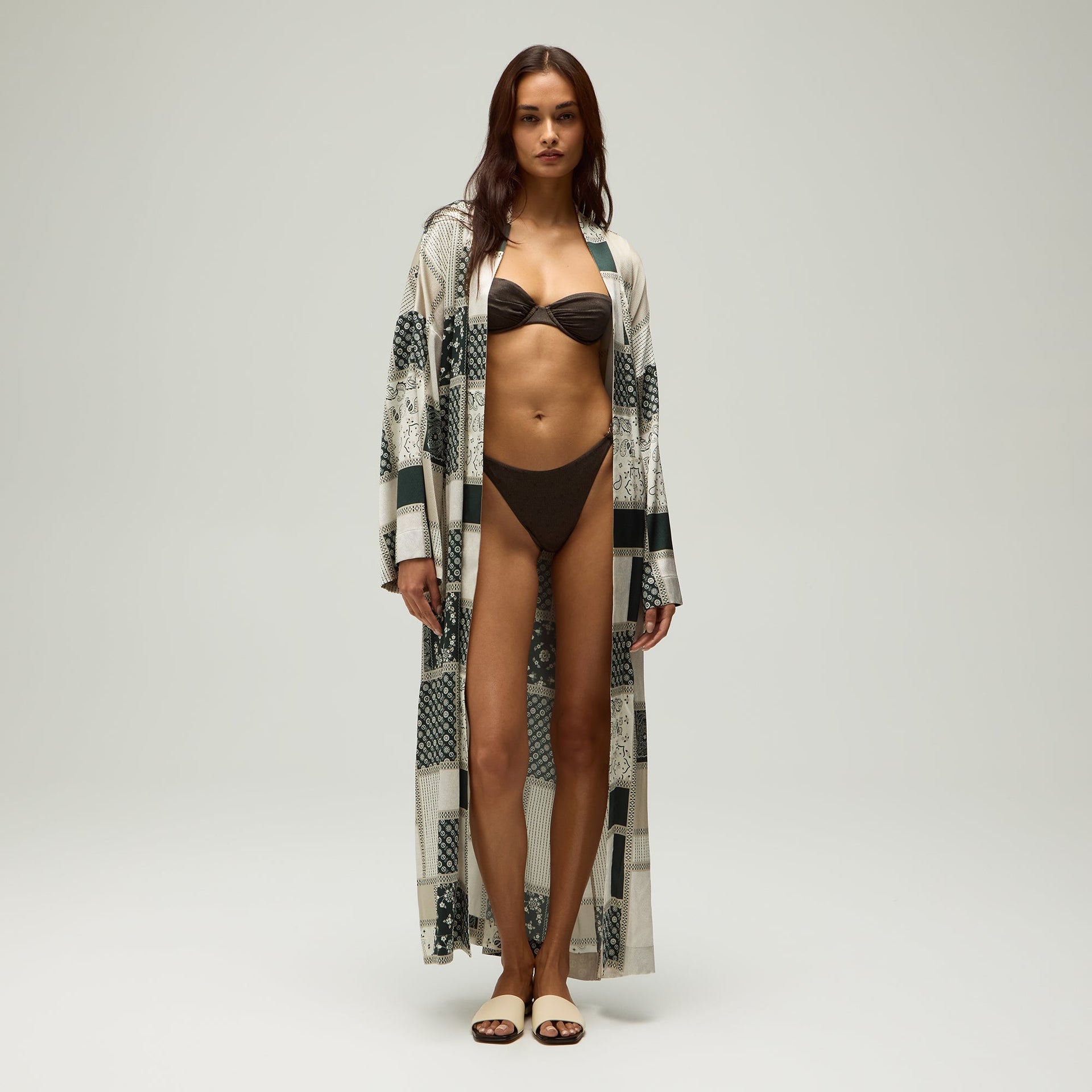 Giorgio Armani & Kith Women Hammered Silk Kimono - Theory