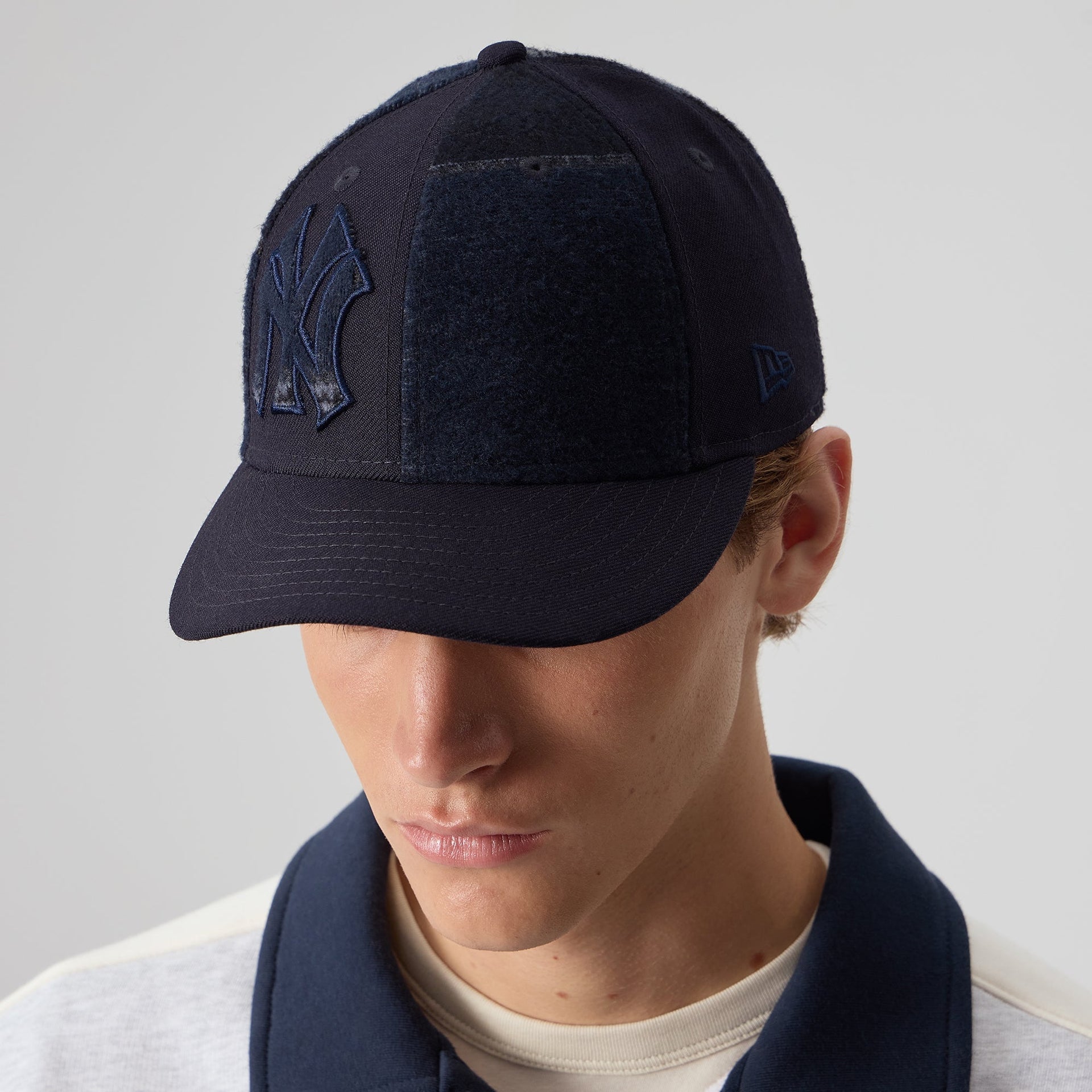 Kith & New Era for the New York Yankees Patchwork Wool 59FIFTY Low Profile Cap - Nocturnal