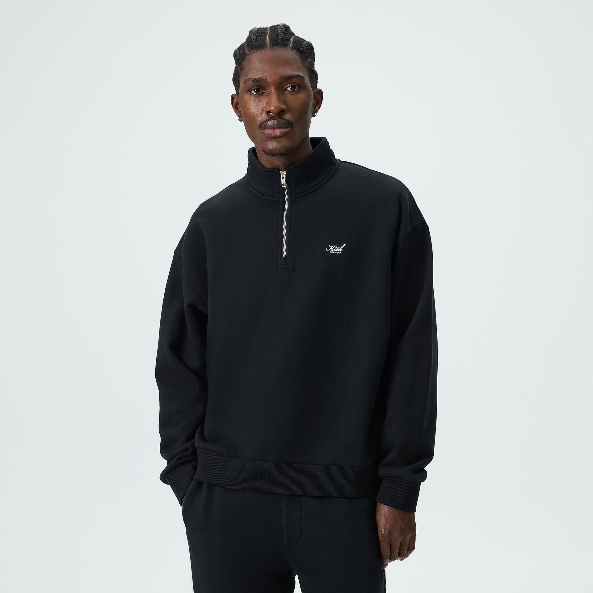 Kith Nelson Quarter Zip - Black