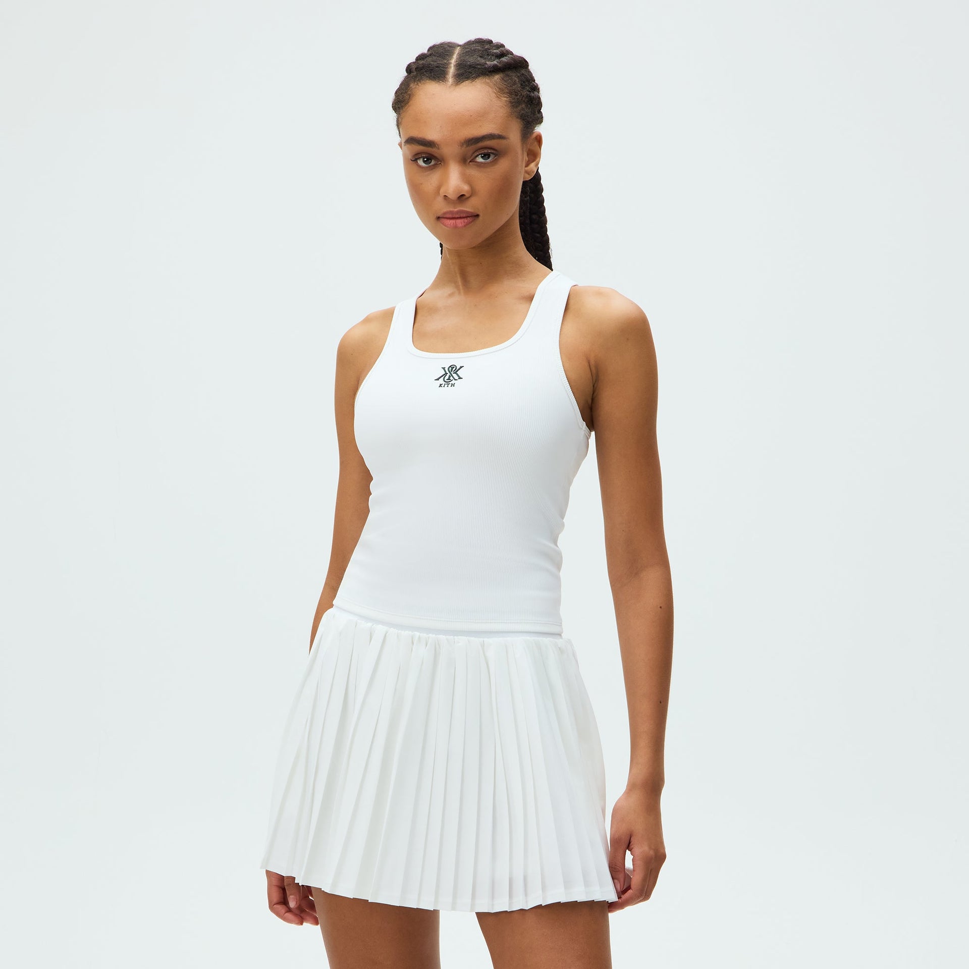 Kith Women Amaya II Pleated Skirt - White