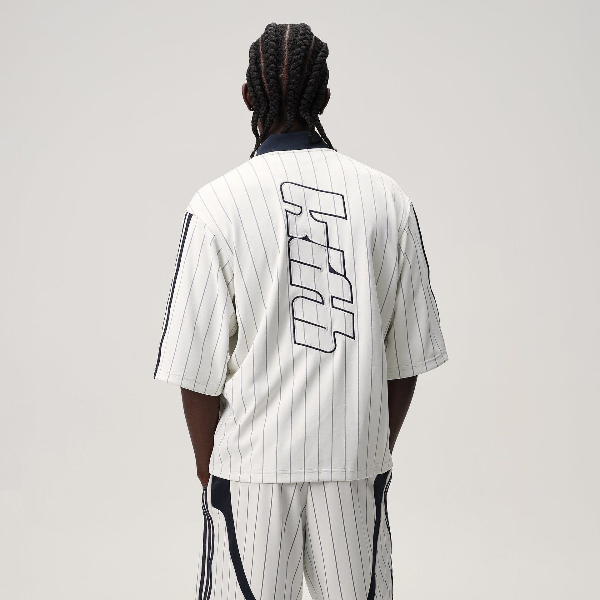 Kith for adidas Football Pinstripe Jersey - White