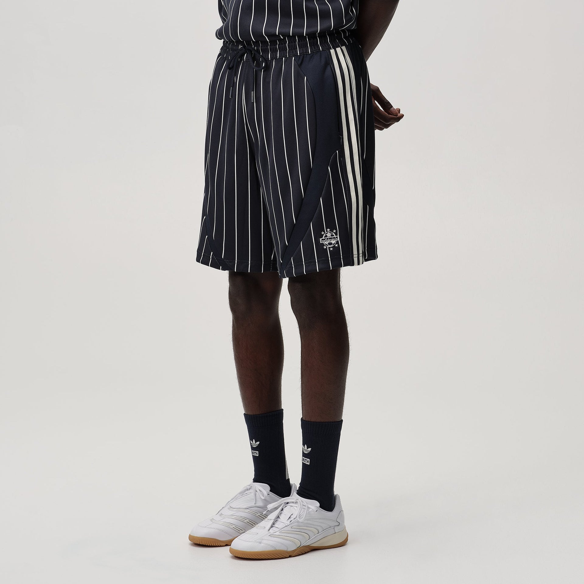 Kith for adidas Football Pinstripe Short - Nocturnal
