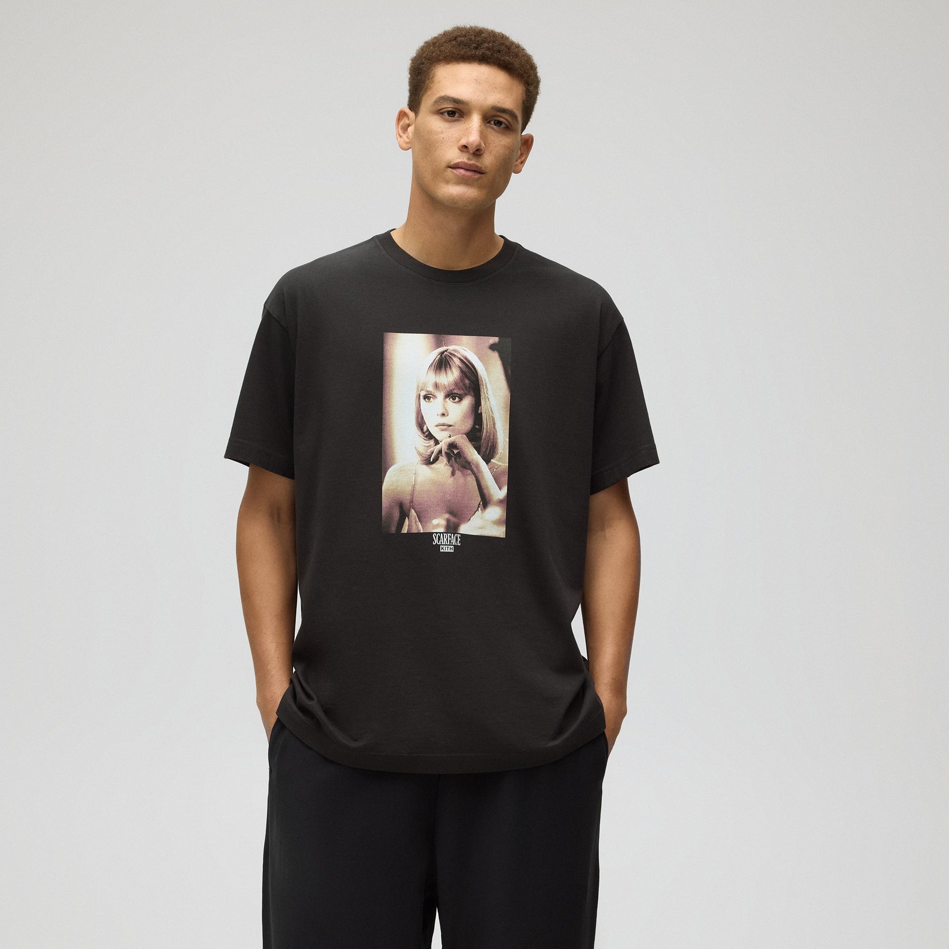 Kith for Scarface Elvira Portrait Tee - Black