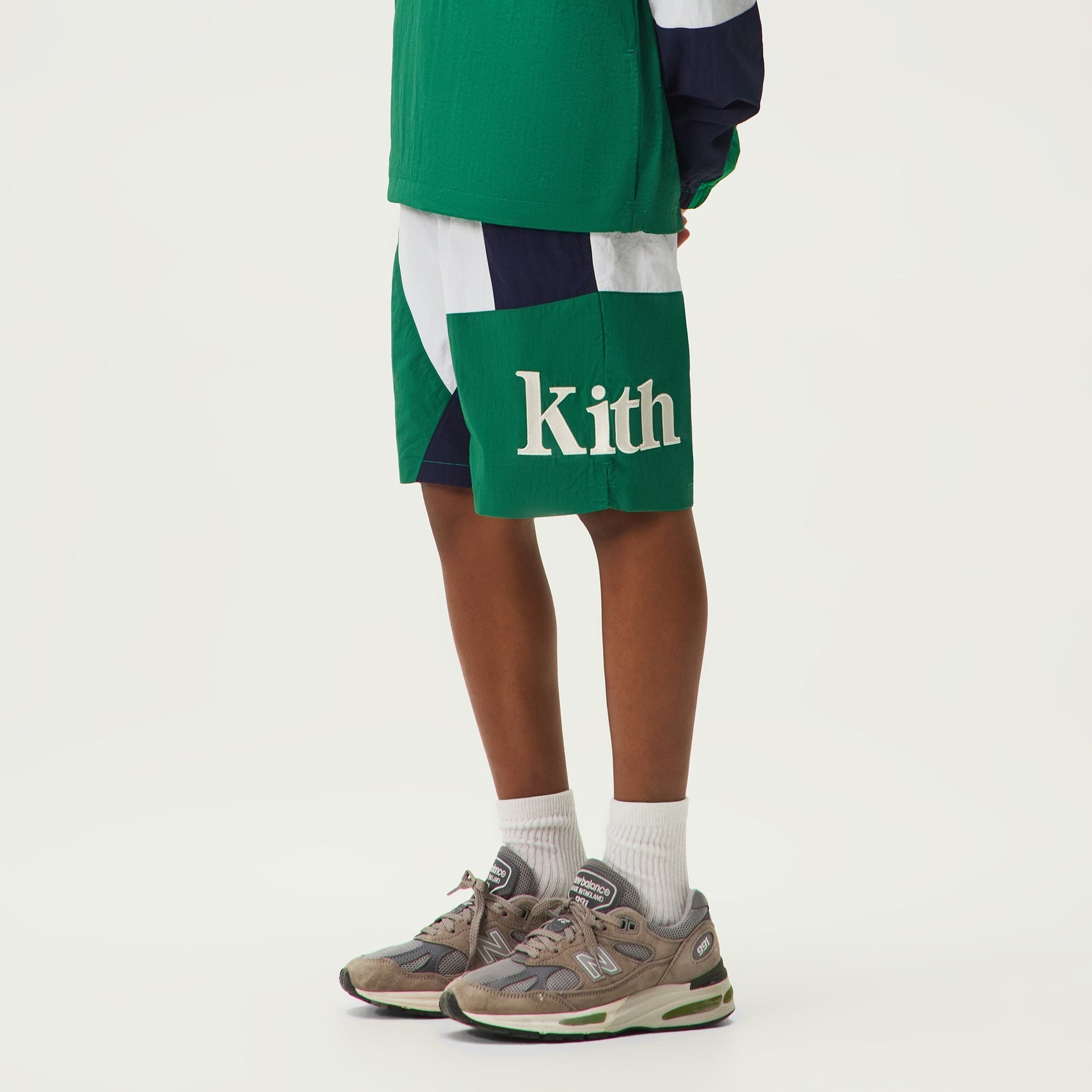 Kith Kids Blocked Madison Short - Newt