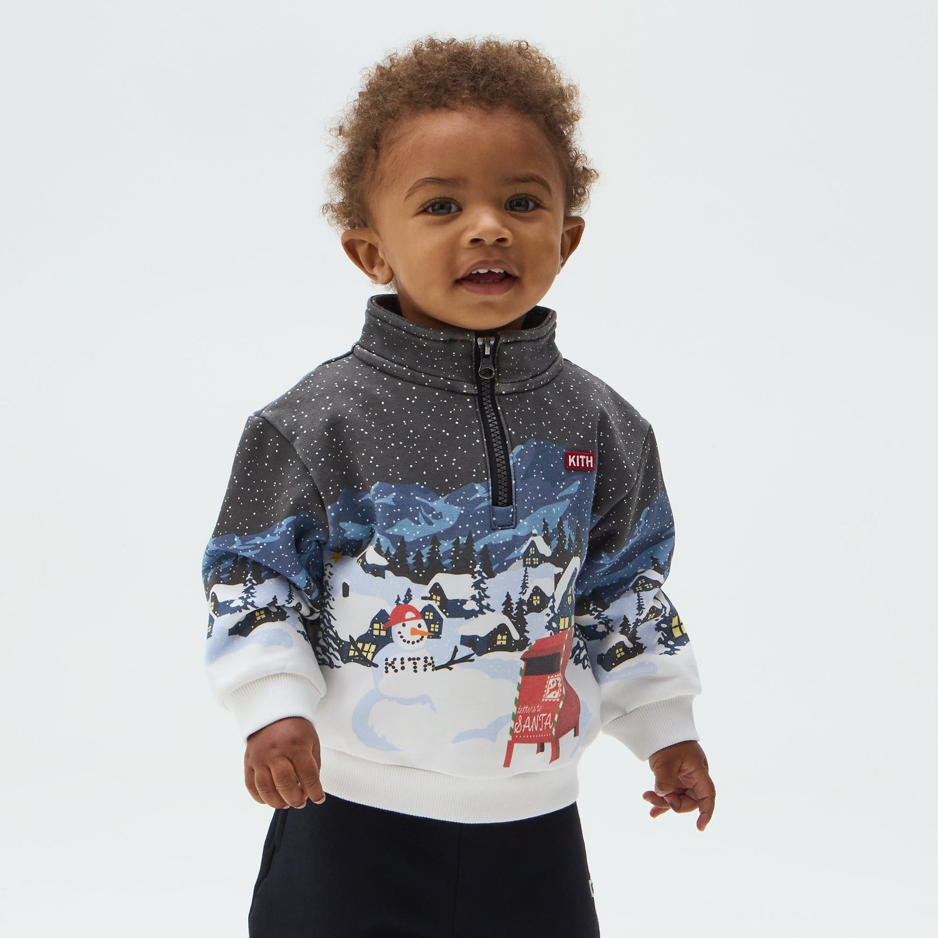Kithmas Baby Village Hunter Quarter Zip - Black
