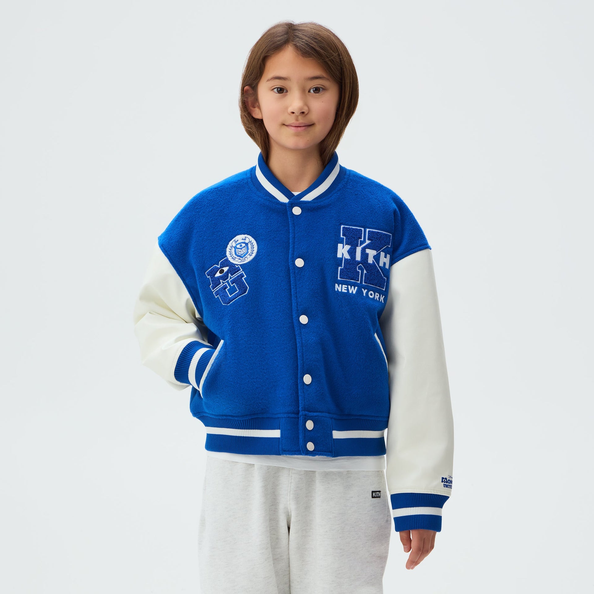 Disney | Kith Kids for Monsters Inc. Varsity Jacket - Greek