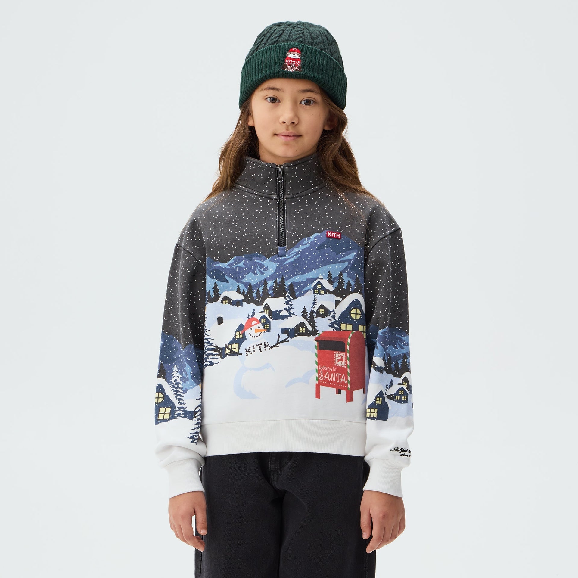 Kithmas Kids Village Hunter Quarter Zip - Black