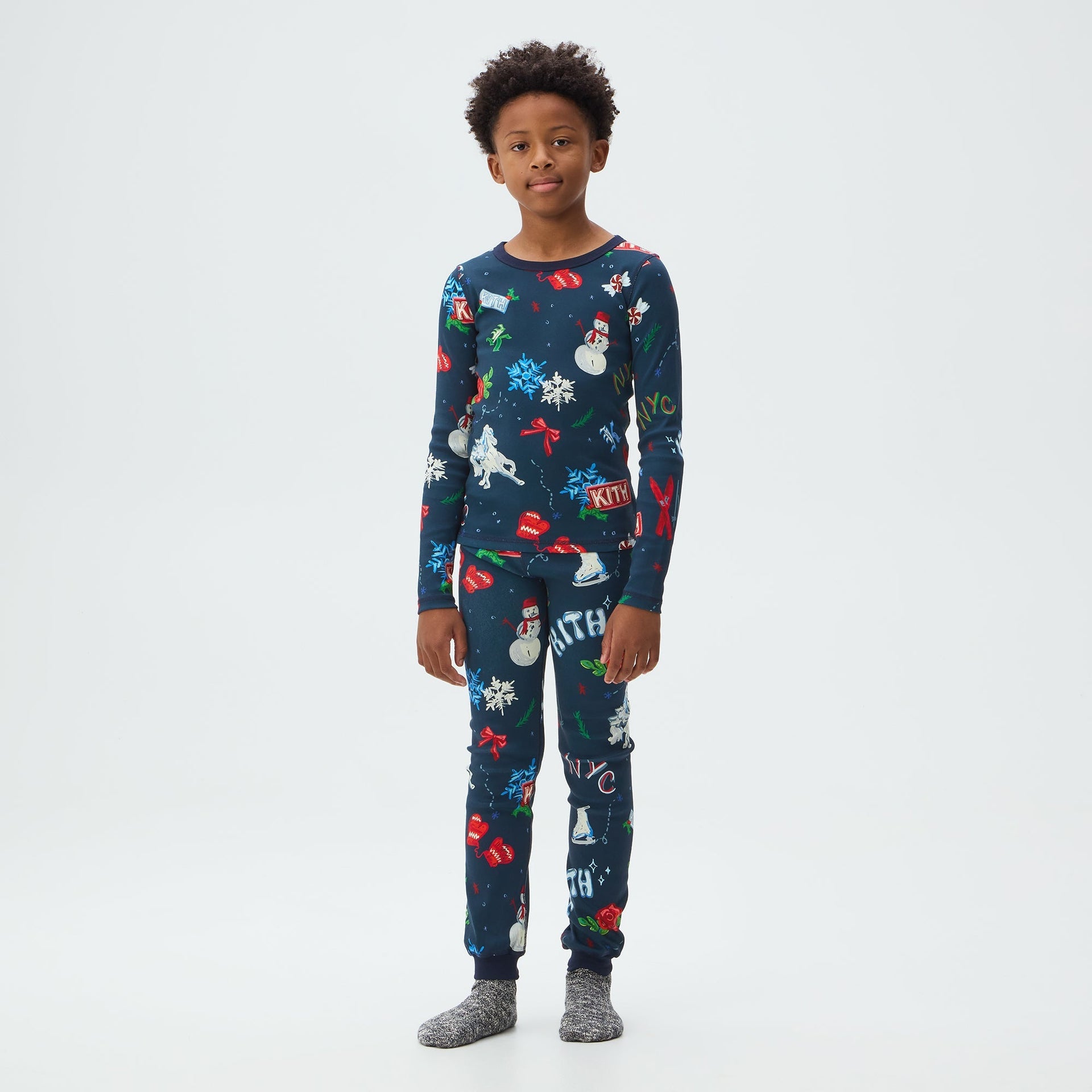 Kithmas Kids Printed Lounge Set - Nocturnal