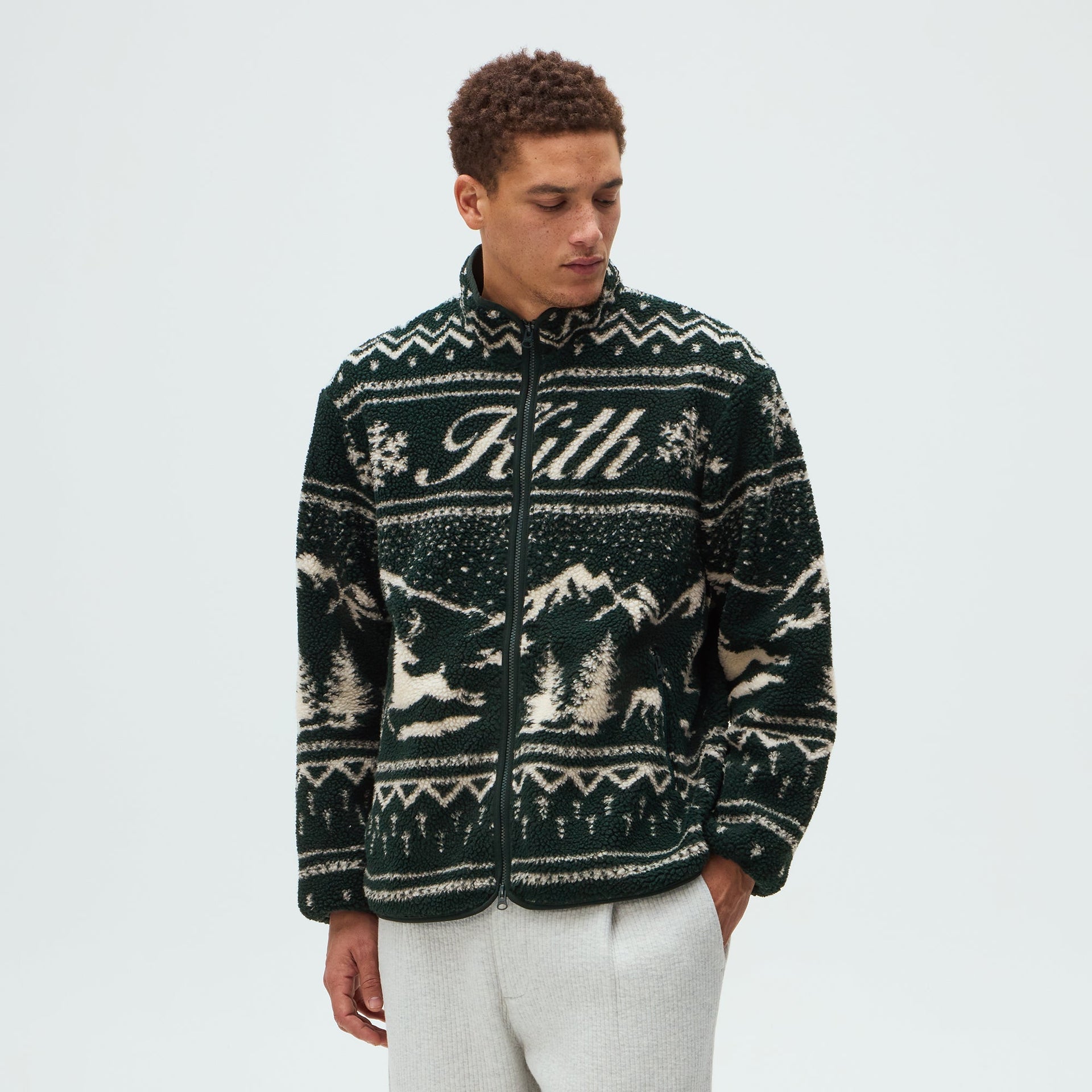 Kithmas Harper Sherpa Jacket - Stadium