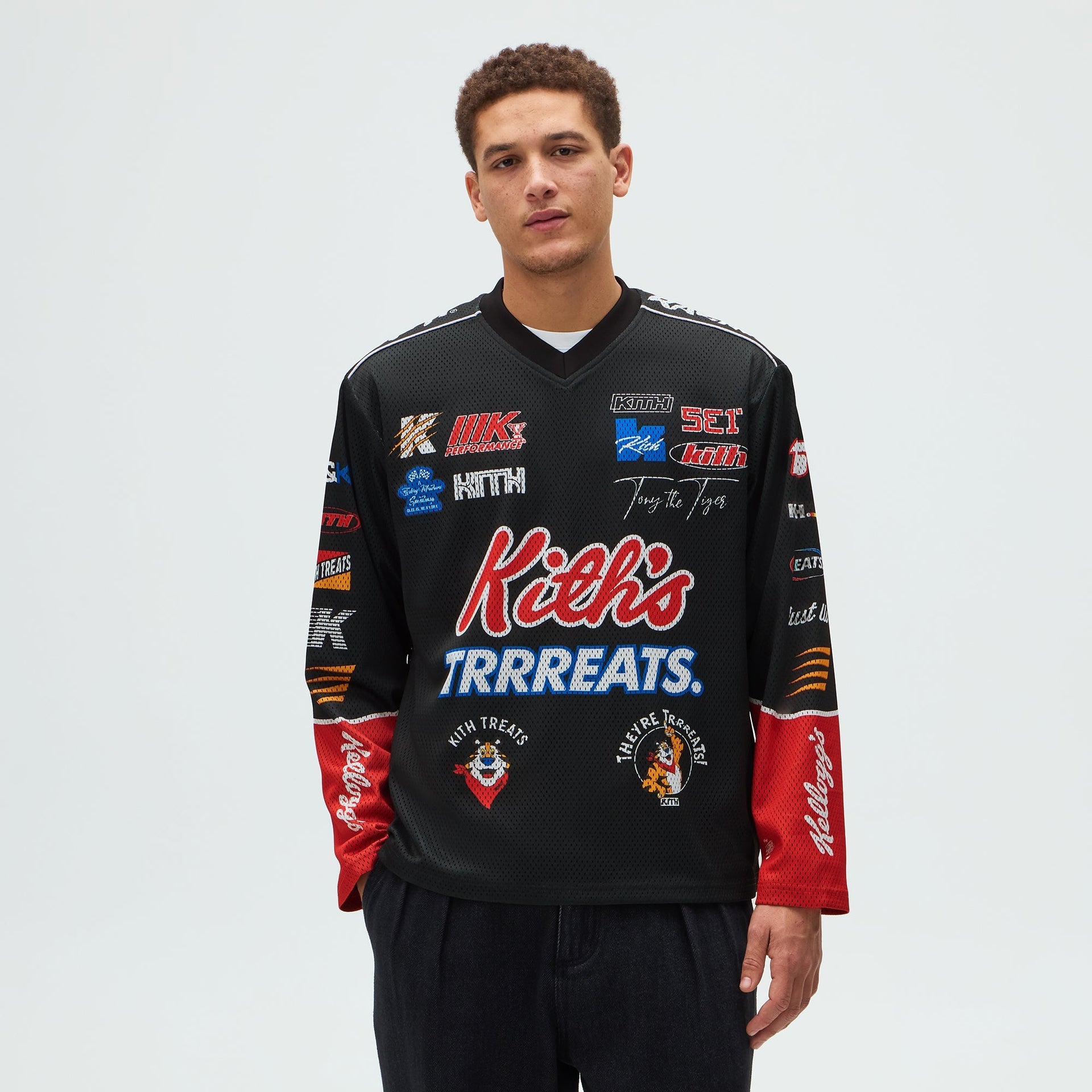 Kith Treats for Kellogg’s Frosted Flakes® Cereal & Tony the Tiger® Agu Jersey - Black