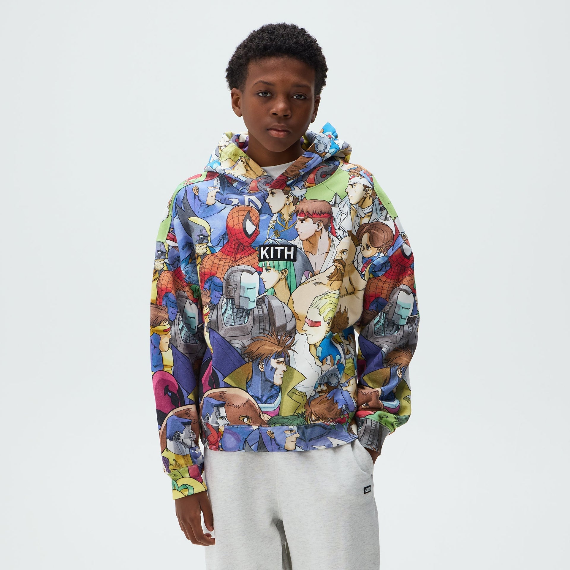 Marvel vs. Capcom | Kith Kids Fighter Nelson Hoodie - Multi