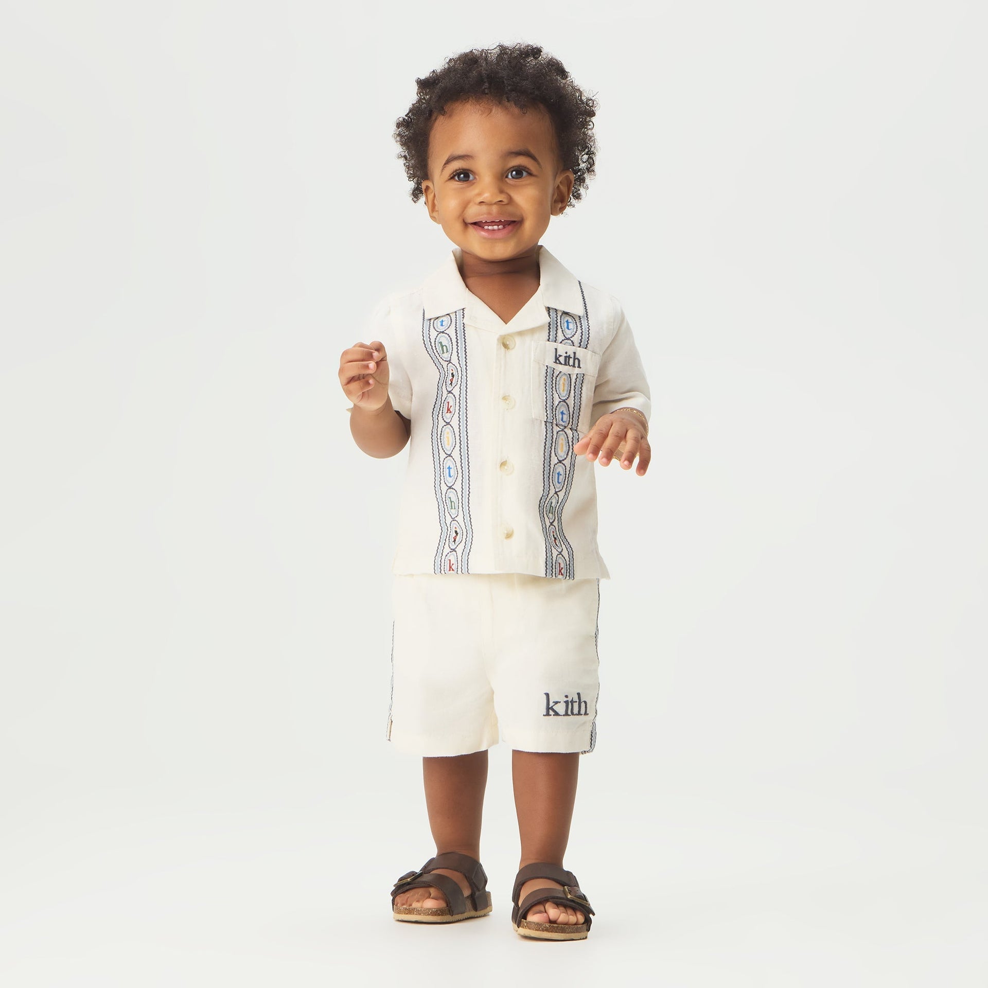 Kith Baby Novelty Embroidered Thompson Short - Silk - PH