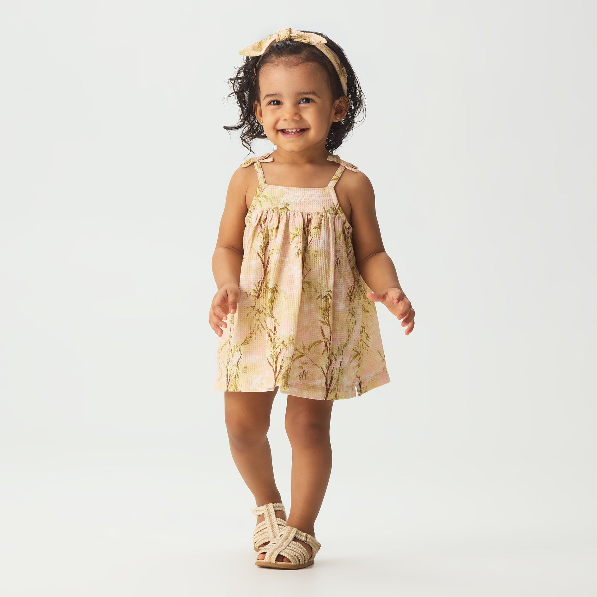Kith Baby Printed Raelyn Bloomer Set - Sand Rose - PH
