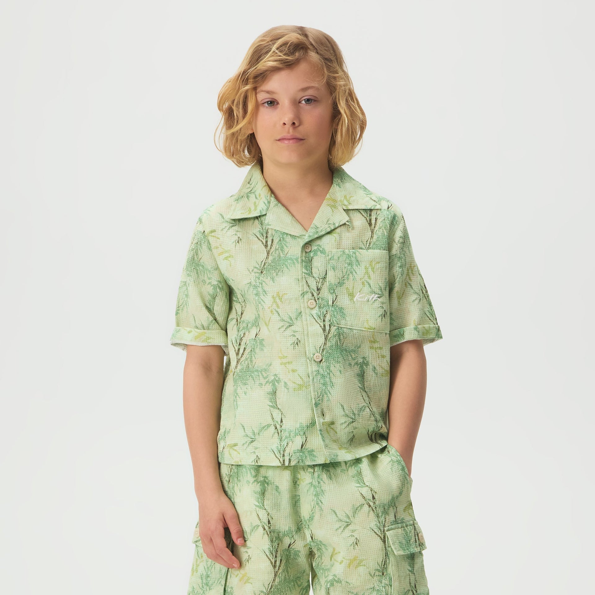 Kith Kids Printed Thompson Camp Shirt - Vera - PH