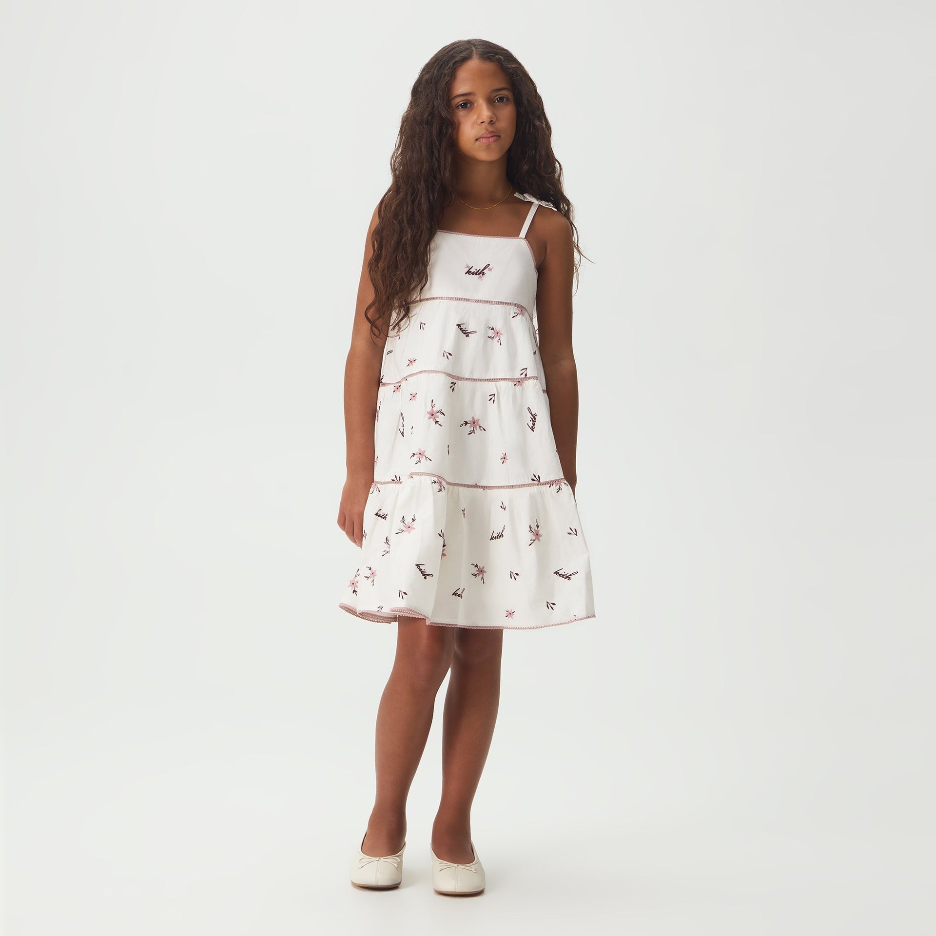 Kith Kids Kamora Novelty Mini Dress - White - PH