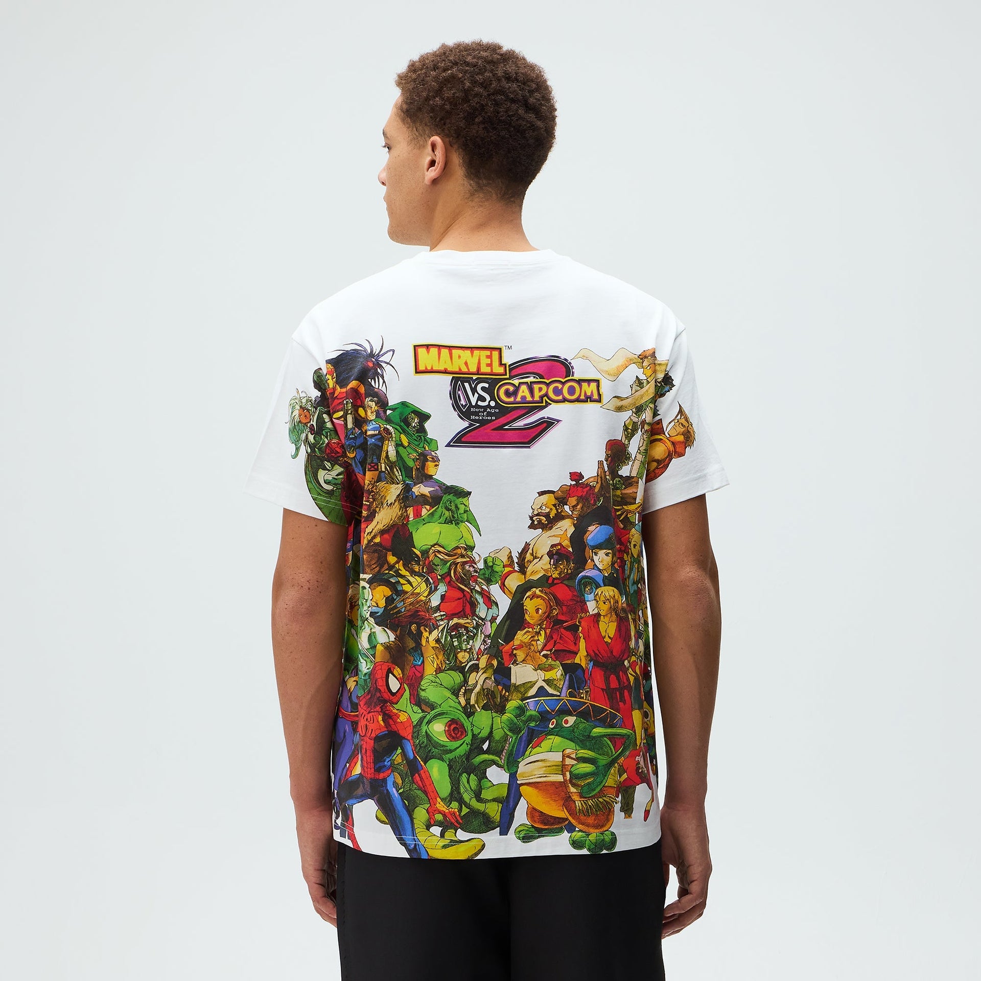 Marvel vs. Capcom | Kith New Age of Heroes All-Over Printed Tee - White