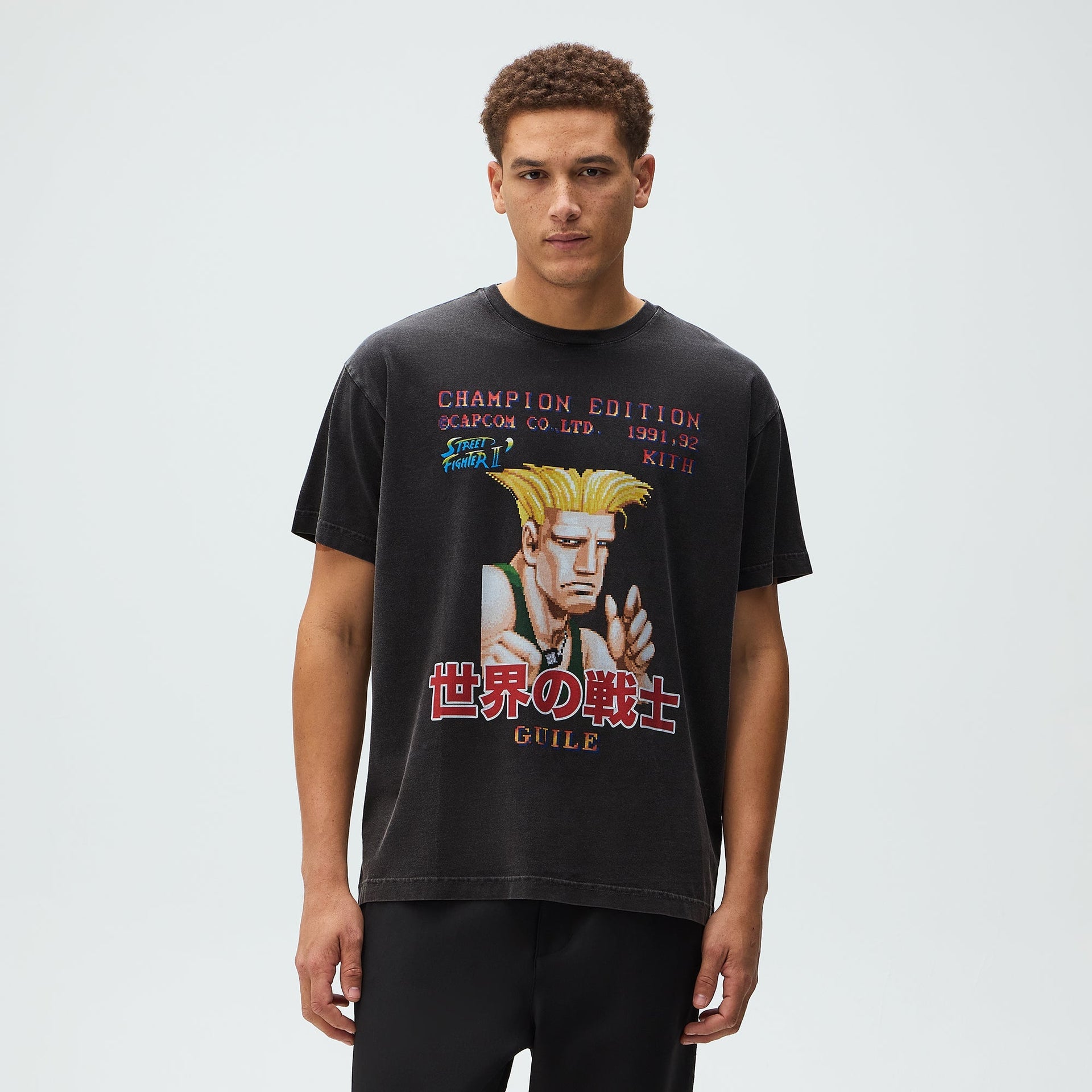 Capcom | Kith Guile Champion Edition Vintage Tee - Black