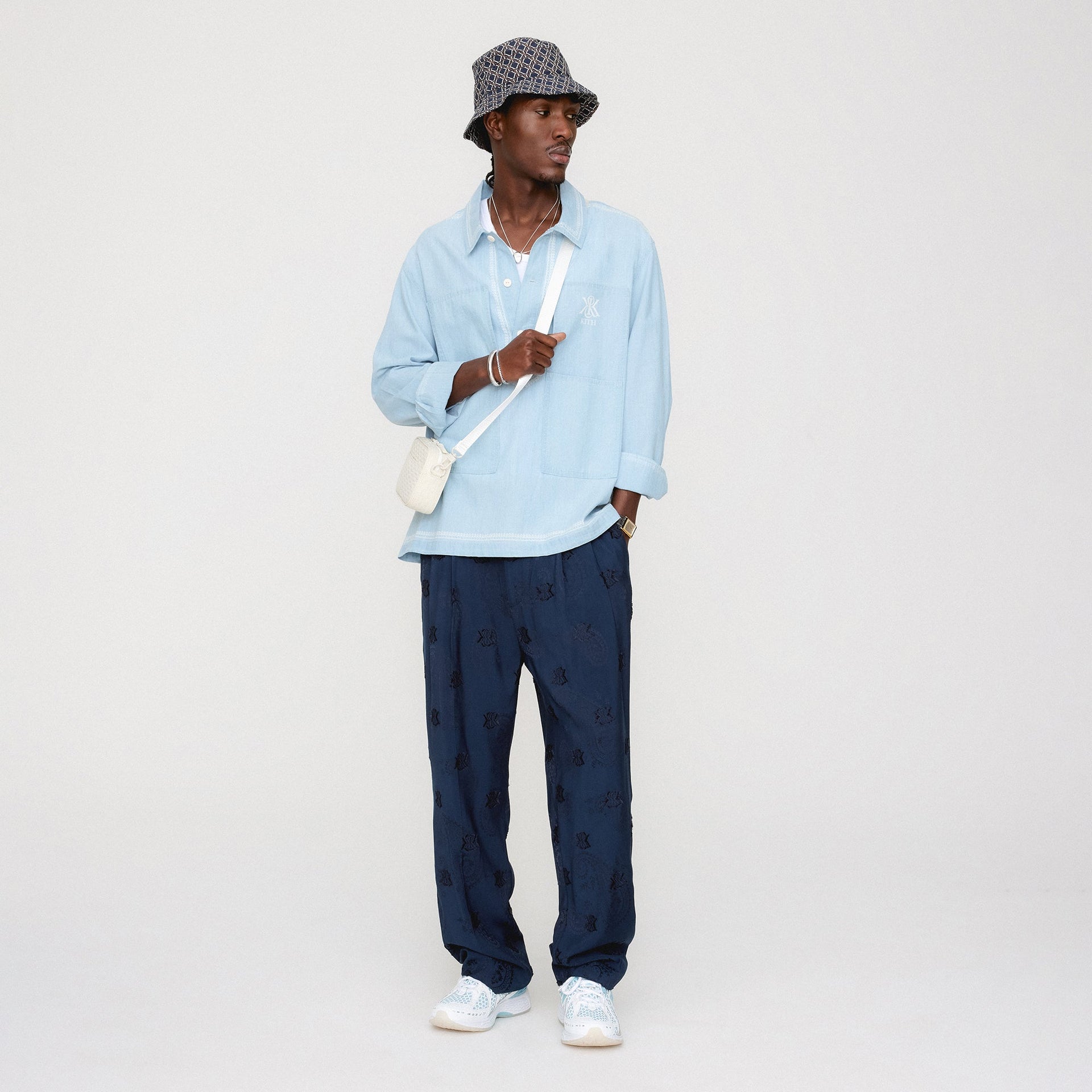 Kith Chambray Paterson Shirt - Light Indigo
