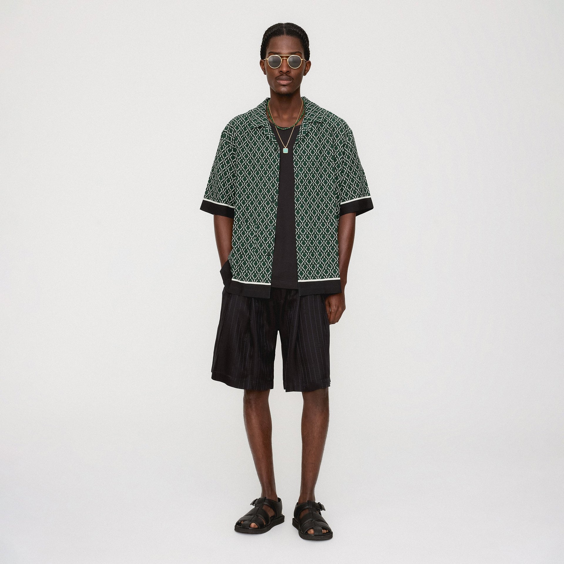 Kith Monogram Crest Reade Shirt - Stadium