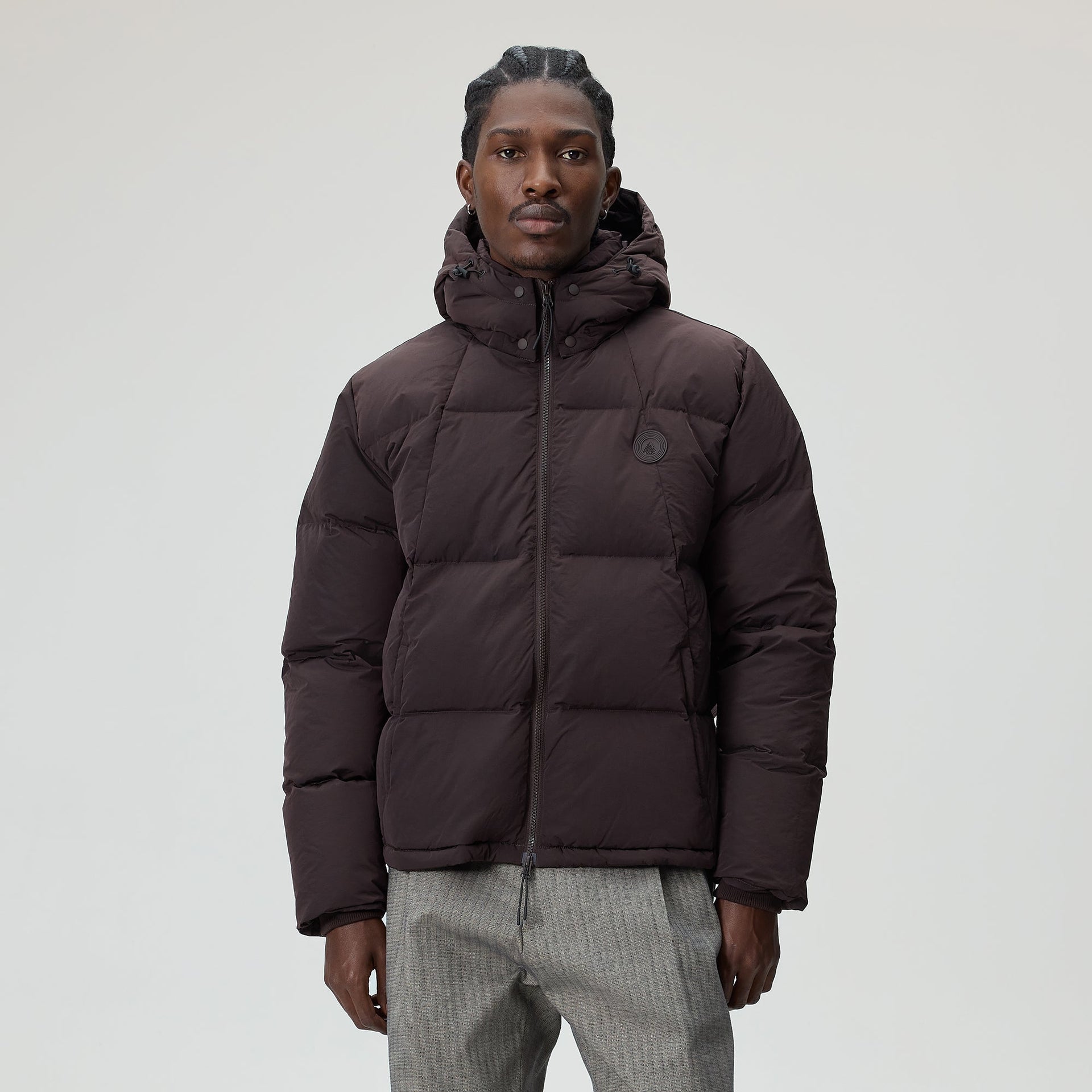 Kith Wrinkle Nylon Midi Puffer - Incognito