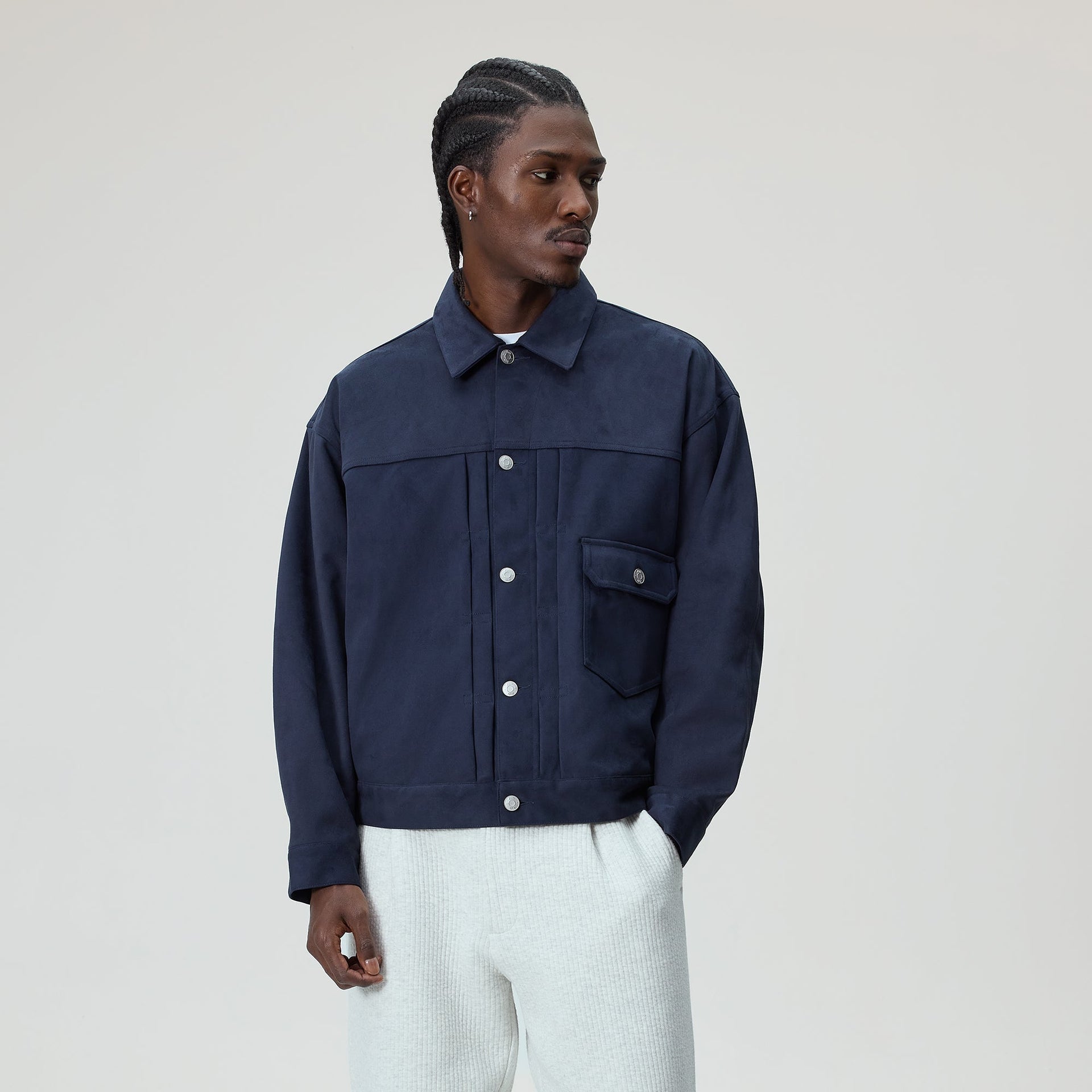 Kith Alonzo Microsuede Jacket - Nocturnal