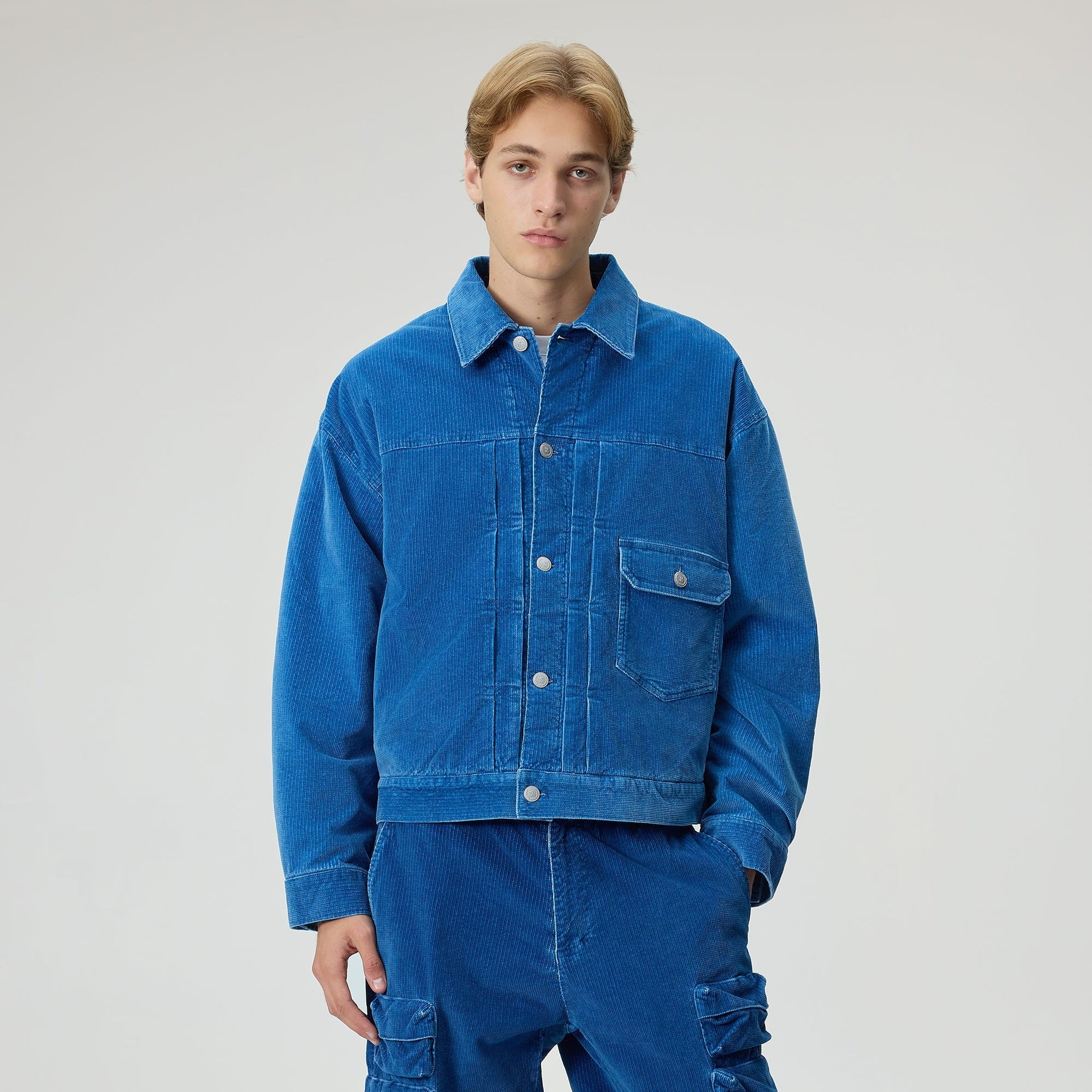 Kith Indigo Cord Alonzo Jacket - Cyanotype