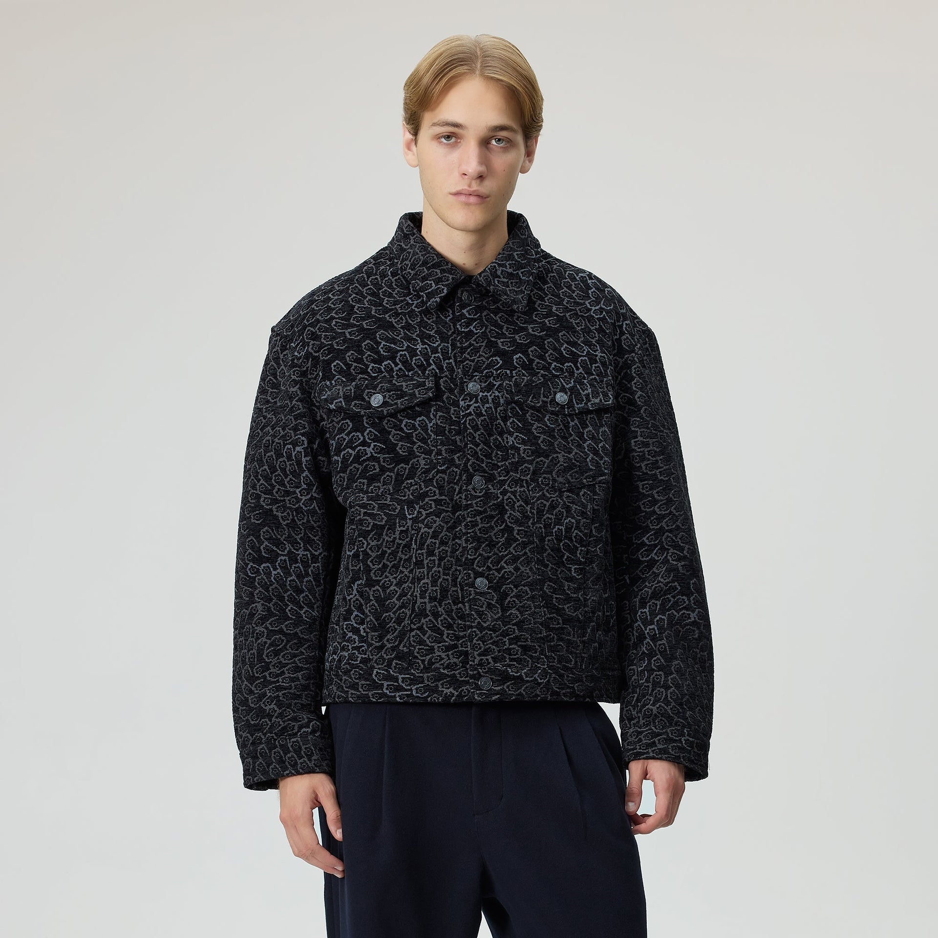 Kith Puffed Jase Tapestry Jacket - Black