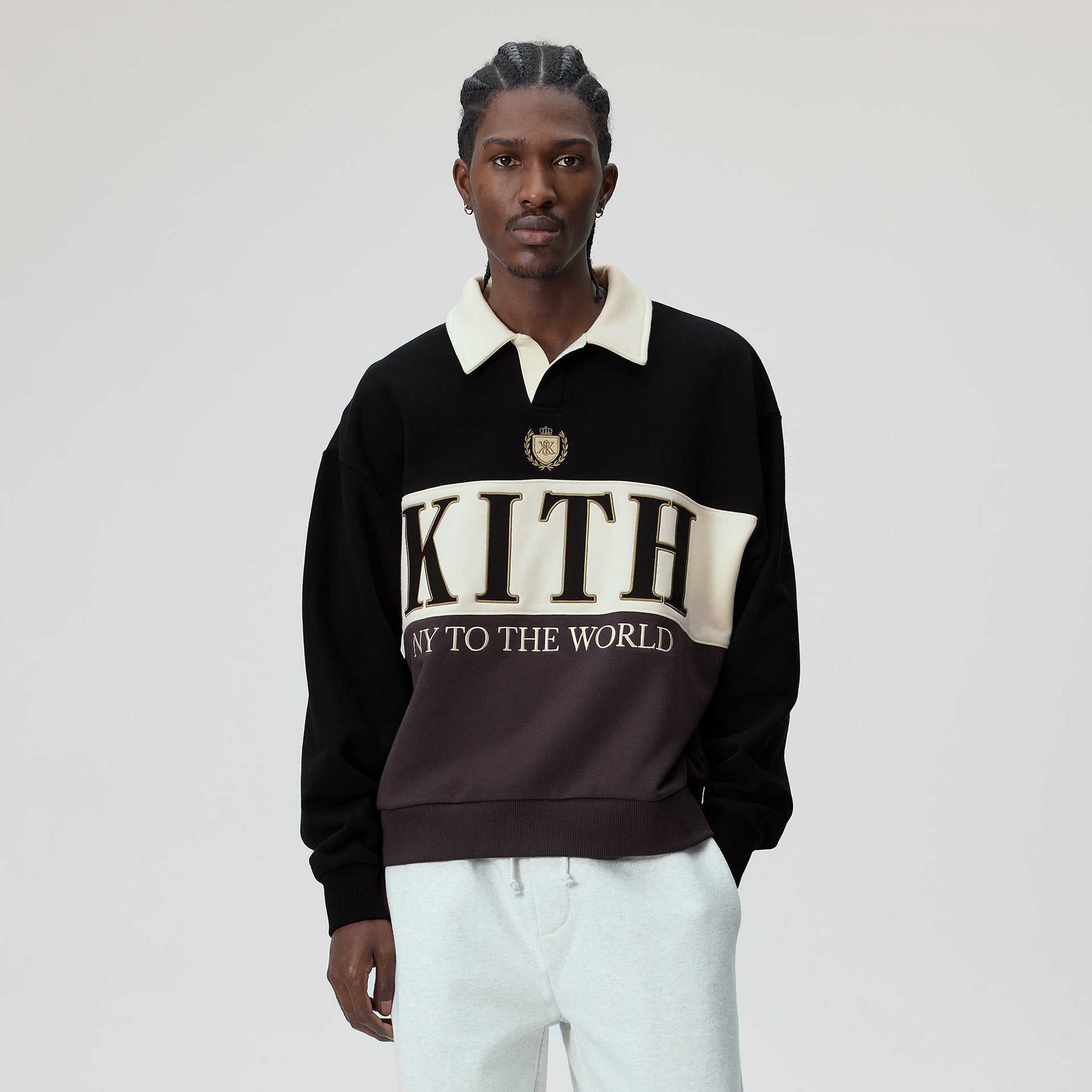 Kith Nelson Rugby Pullover - Black