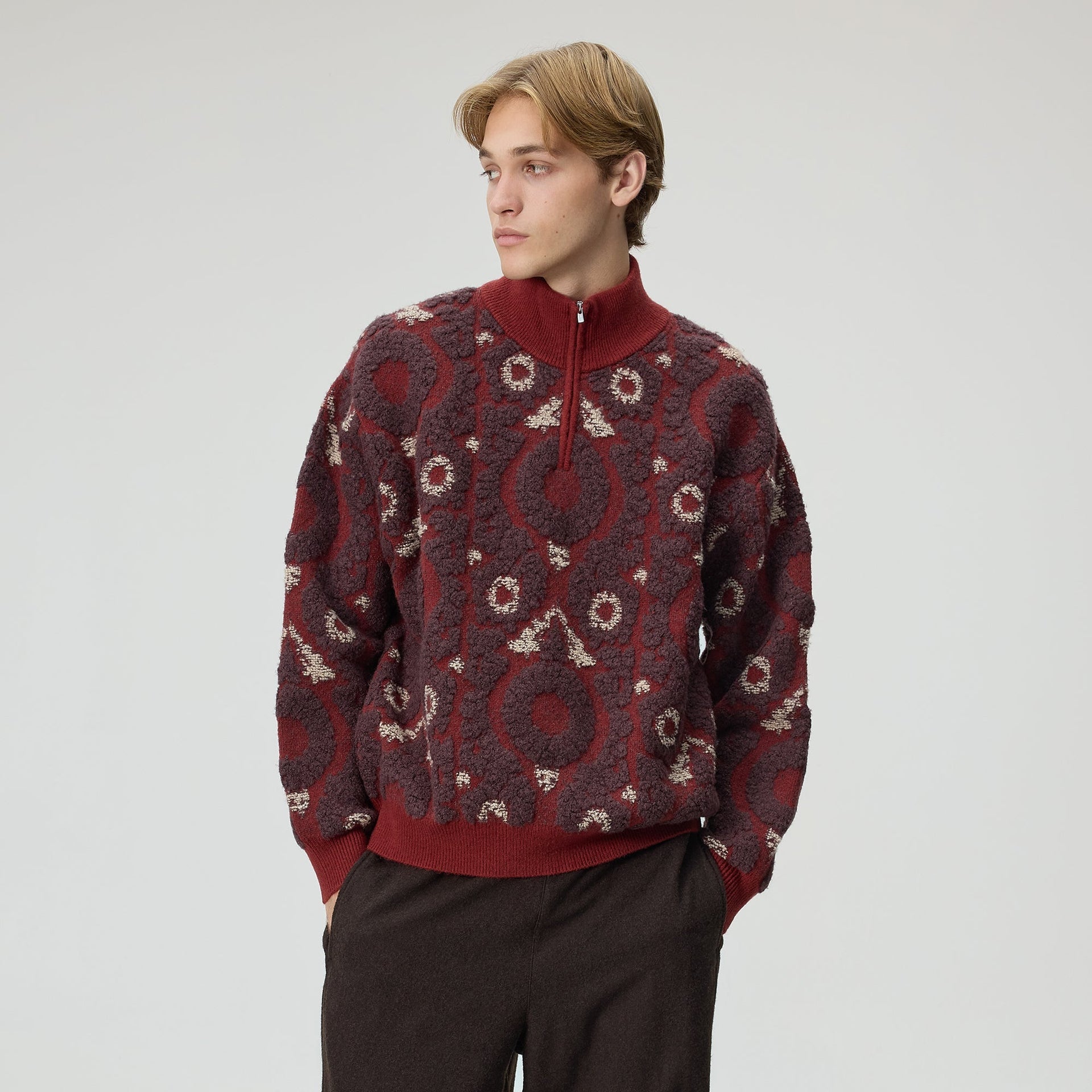 Kith Winter Vine Wyona Quarter Zip - Rhone