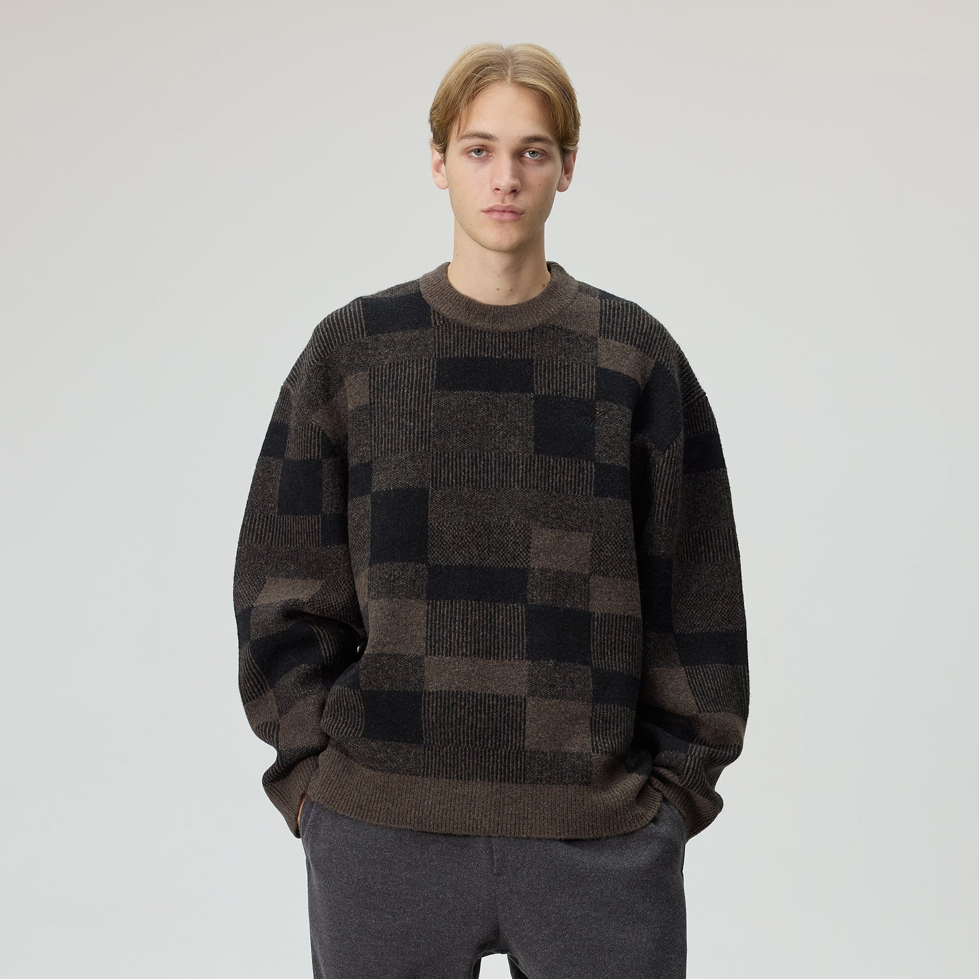 Kith Lewis Check Sweater - Kindling