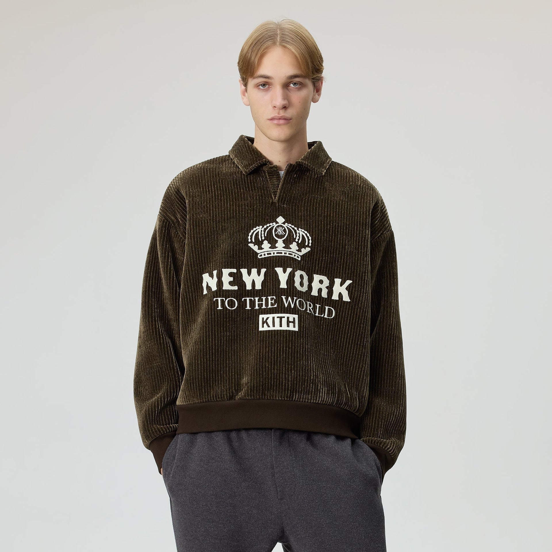 Kith Bonded Cord Boucle Nelson Rugby - Derby