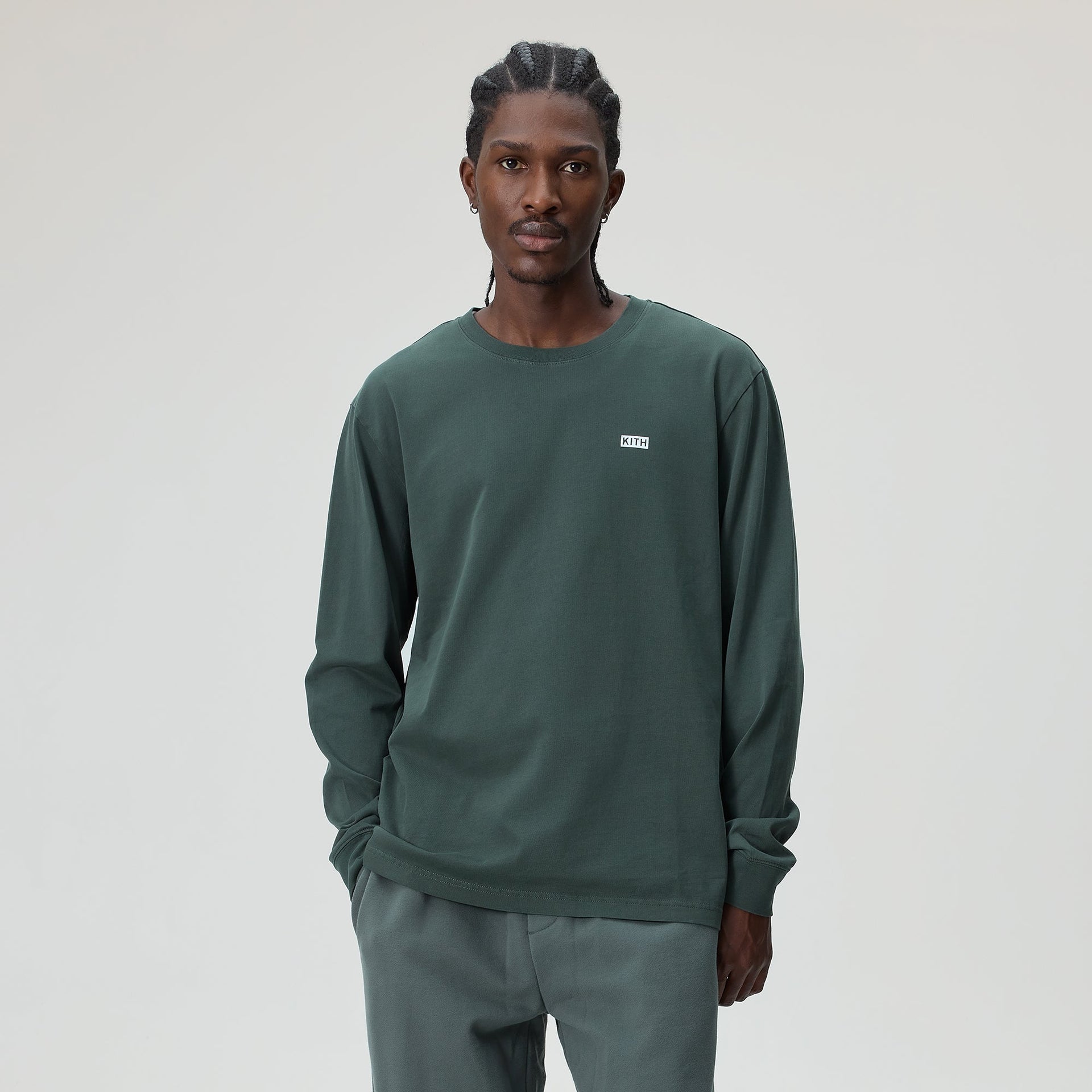 Kith Long Sleeve LAX Tee - Taiga
