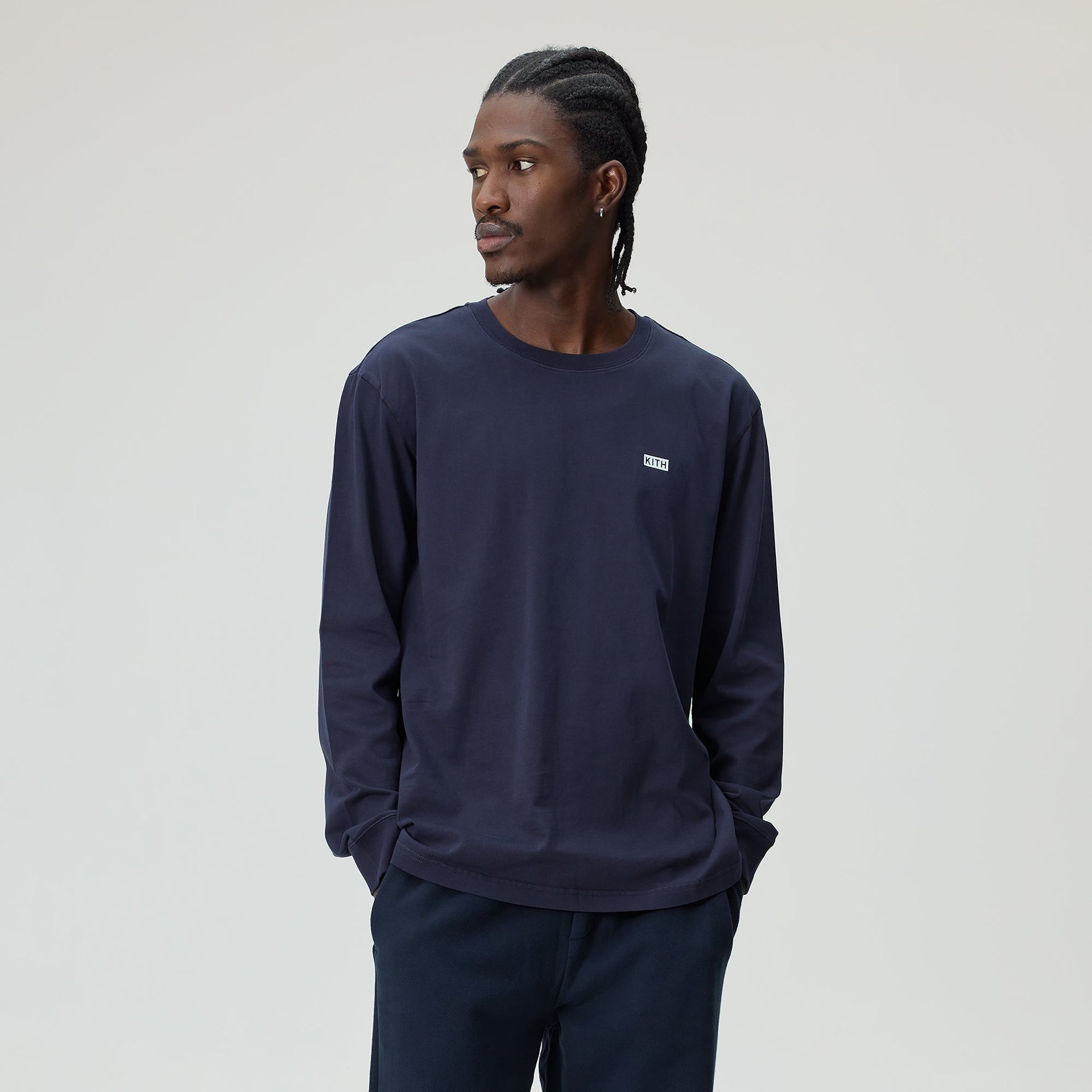 Kith Long Sleeve LAX Tee - Ink