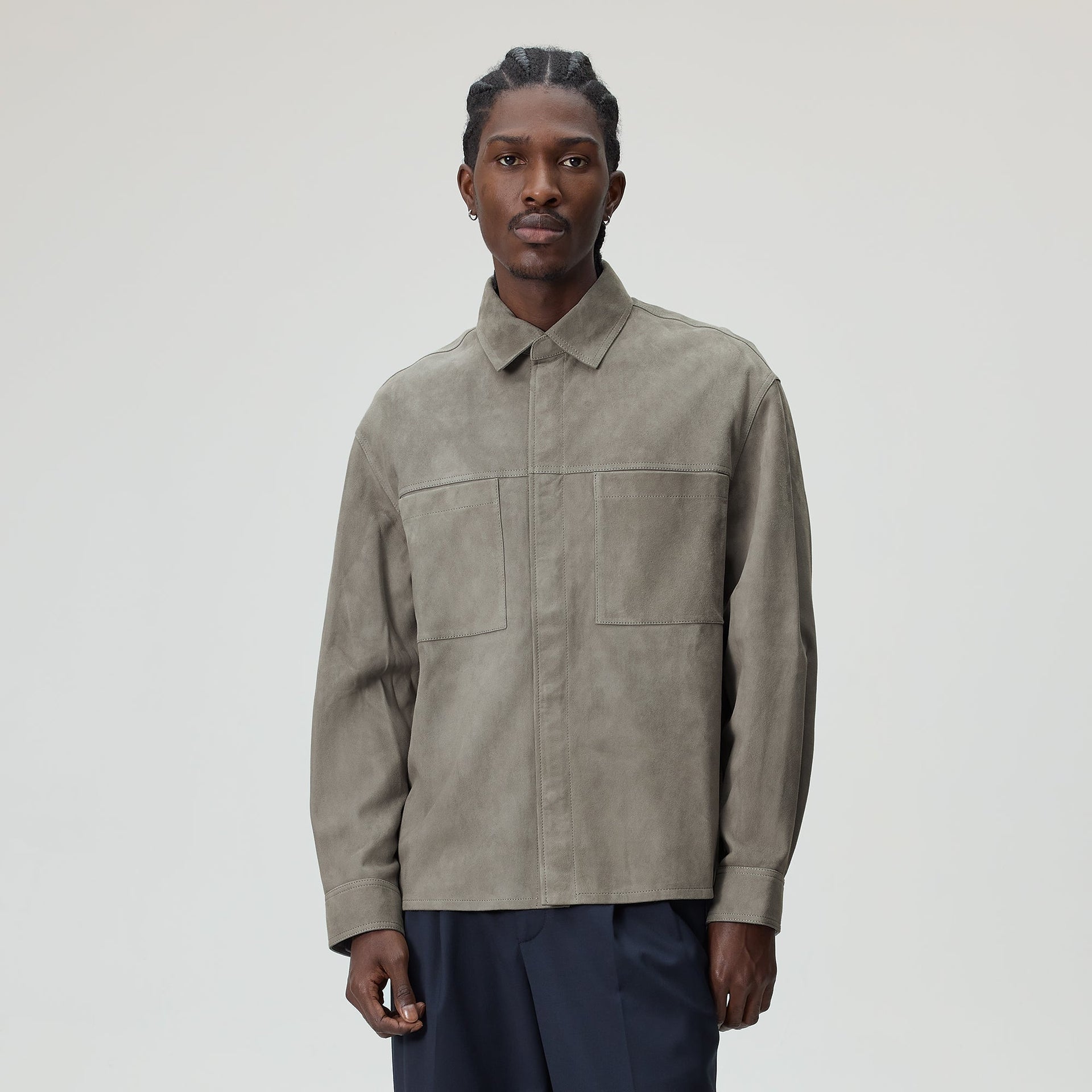 Kith Suede Ace Shirt - Slight
