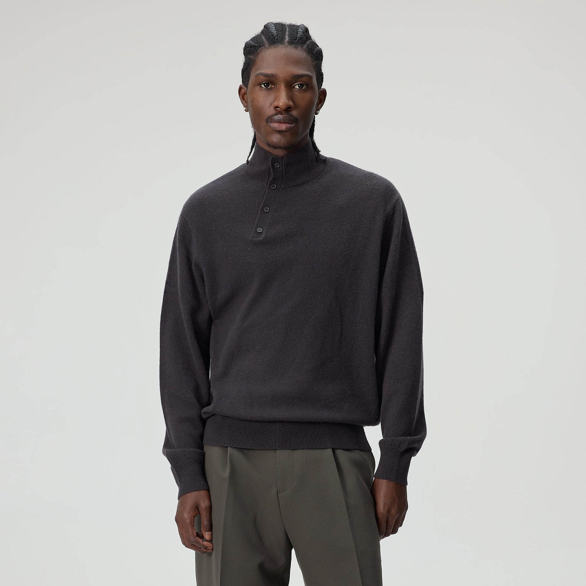 &Kin Cashmere Cyrus Turtleneck - Kindling