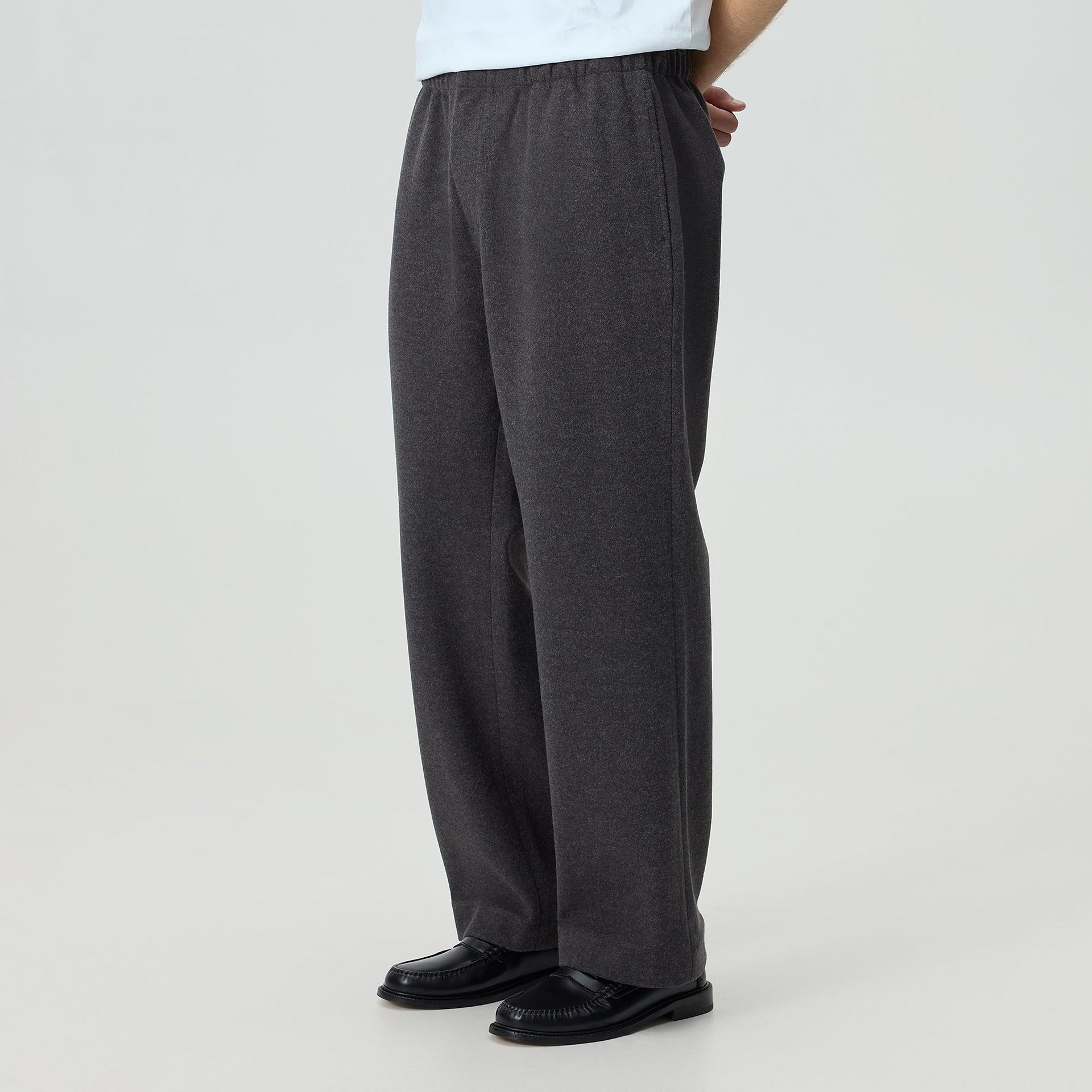 Kith Felted Jersey Bentley Pant - Heather Charcoal