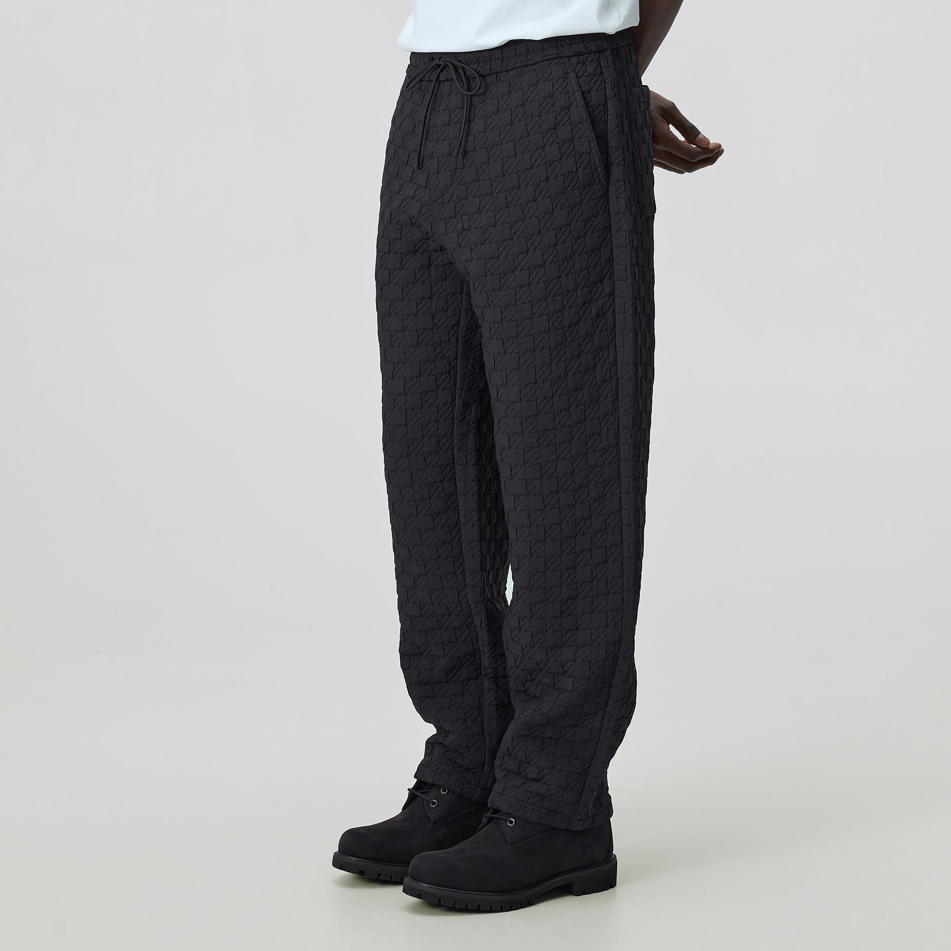 Kith Check Quilt Elmhurst Pant - Black