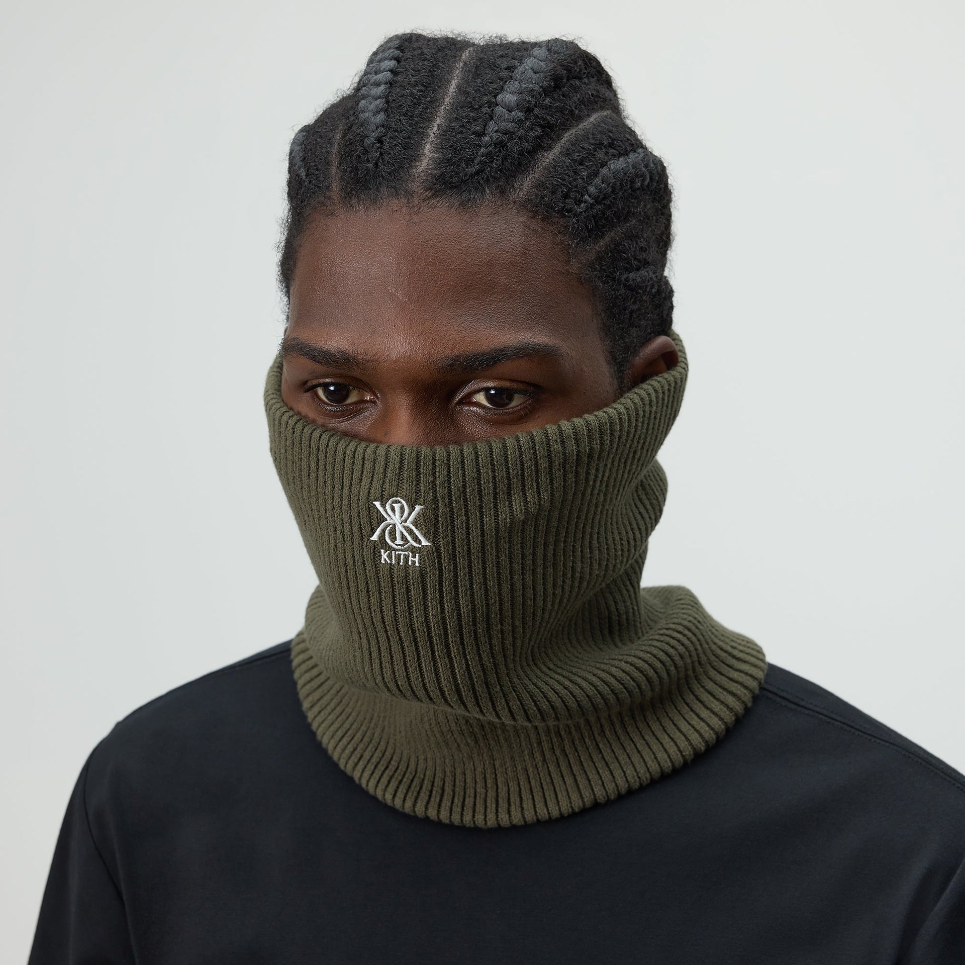 Kith Ribbed Neck Warmer - Machine