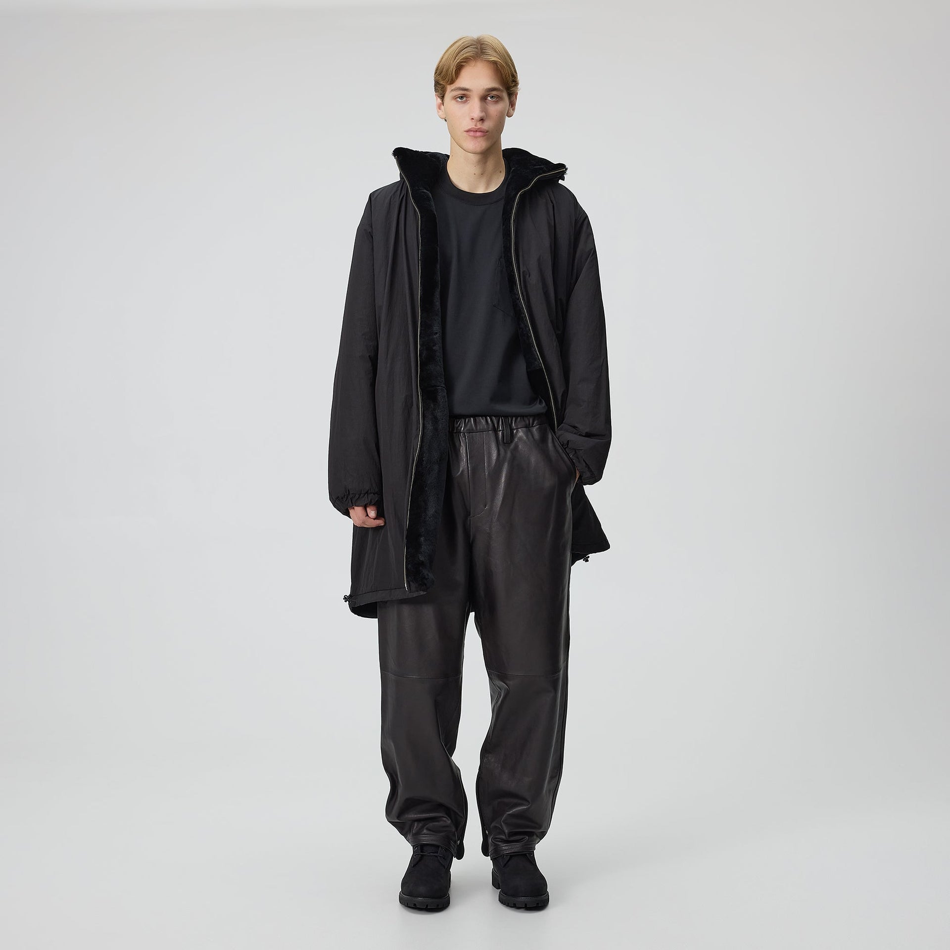 Kith 101 for ssstein Mouton Inner Reversible Parka - Black