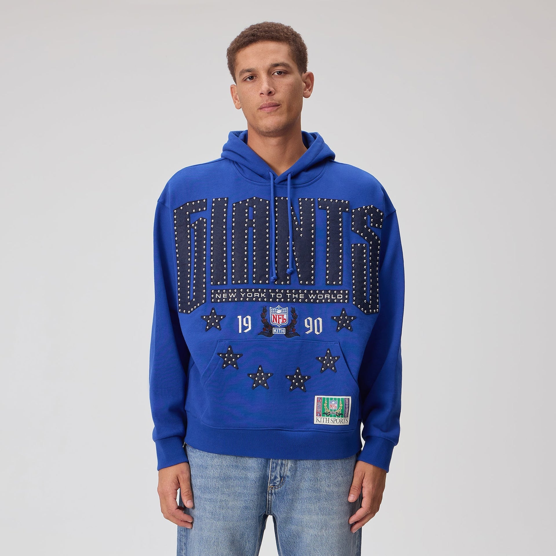 Kith for the NFL New York Giants Stars Vintage Hoodie - Current